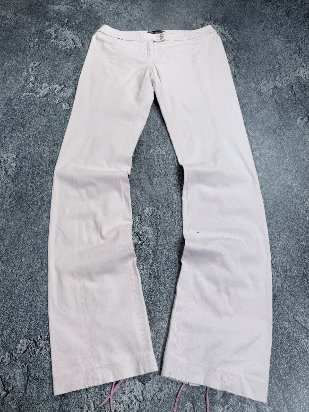 Versace Jeans Couture Versace Jeans Couture VNTG Lace Up Low Rise Trousers Pants Size 28" / US 6 / IT 42 - 9 Thumbnail