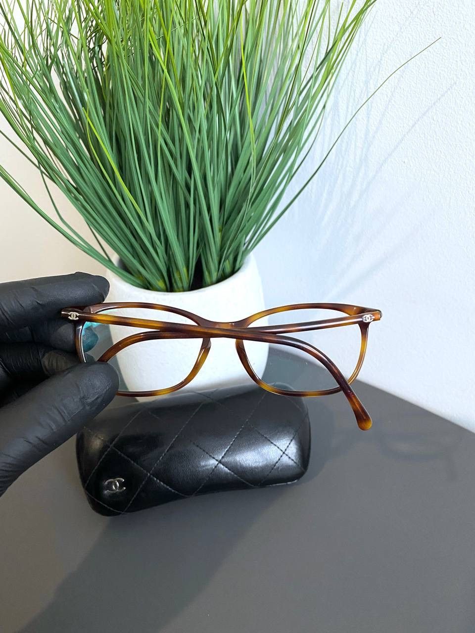 Chanel × Designer CHANEL Women's Rectangle Eyeglasses, 3281 c.1295 Size ONE SIZE - 24 Thumbnail
