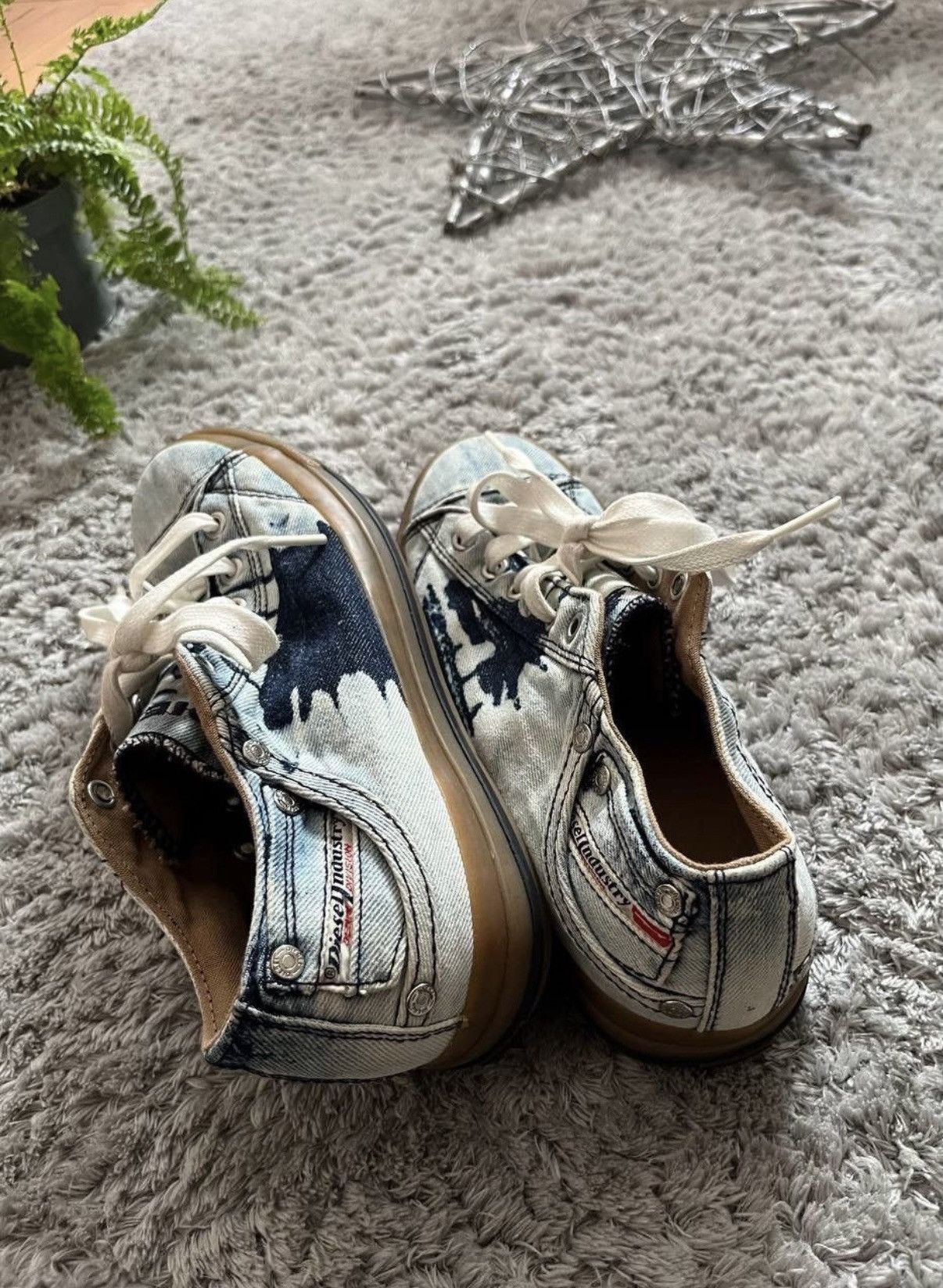 Diesel 00s Diesel Sneakers Rare Streetwear Logo Avant Garde Archive Size US 8.5 / IT 38.5 - 6 Thumbnail