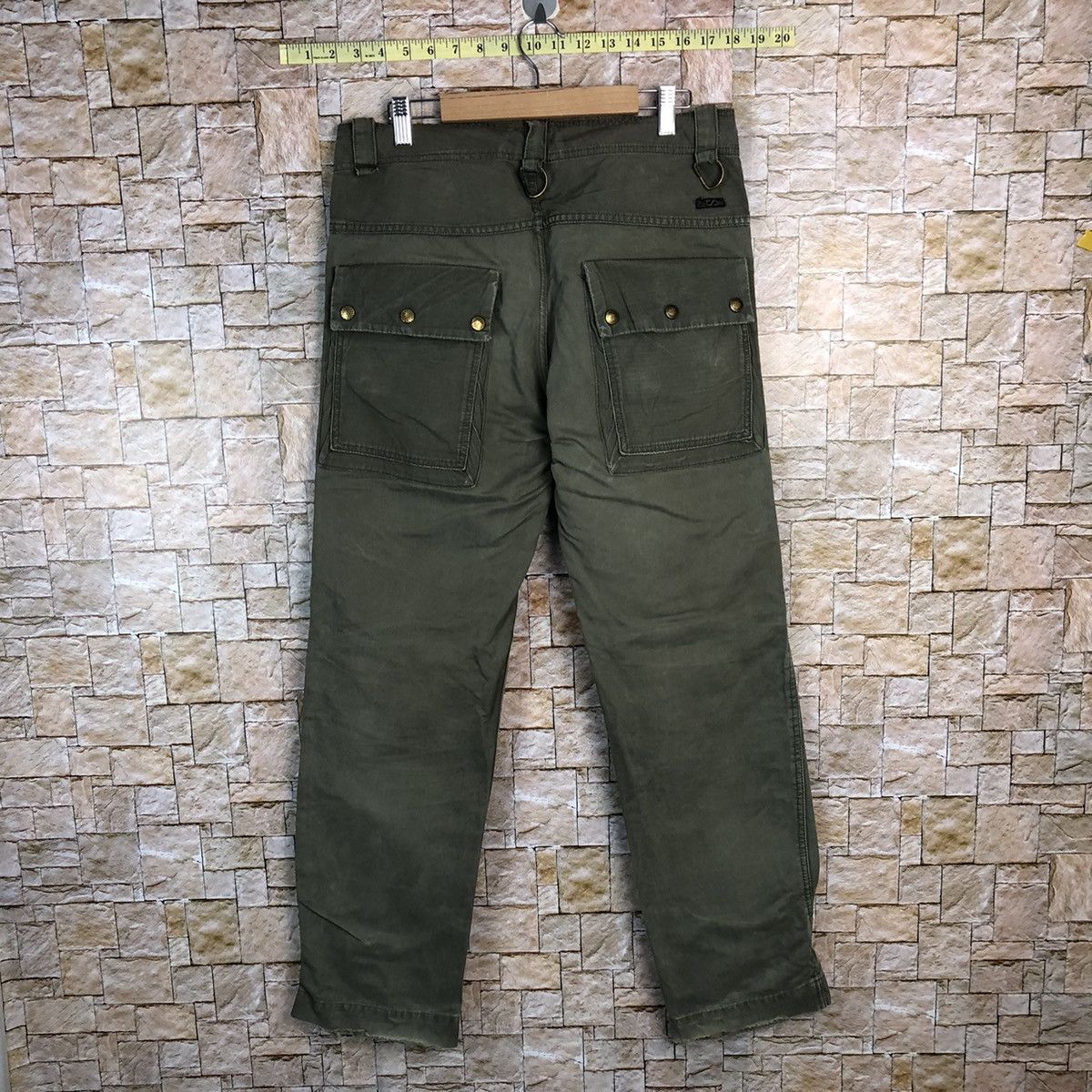 Diesel Diesel Green Cargo Multipocket Pants #A353 Size US 31 - 16 Thumbnail