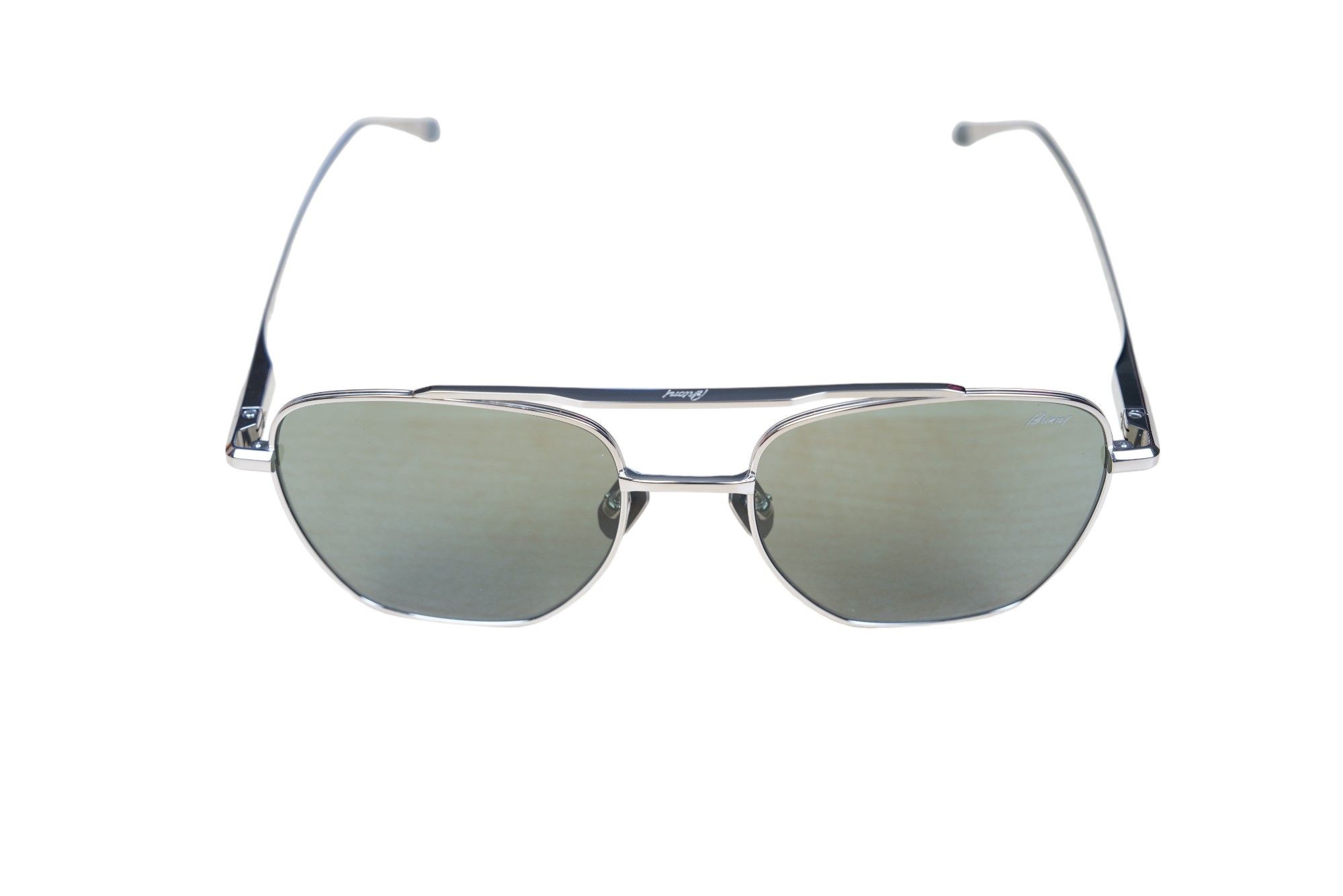Brioni Brioni Sunglasses Titanium Silver Sunglasses Aviator Size ONE SIZE - 3 Thumbnail