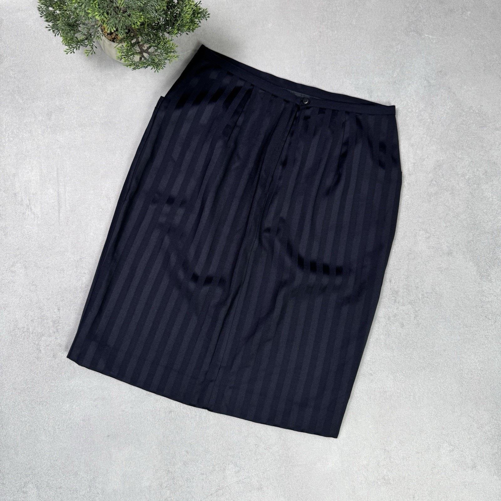Dior Vintage Christian Dior Coordonnes Short Skirt Blue 46/12 Size 32" / US 10 / IT 46 - 14 Thumbnail