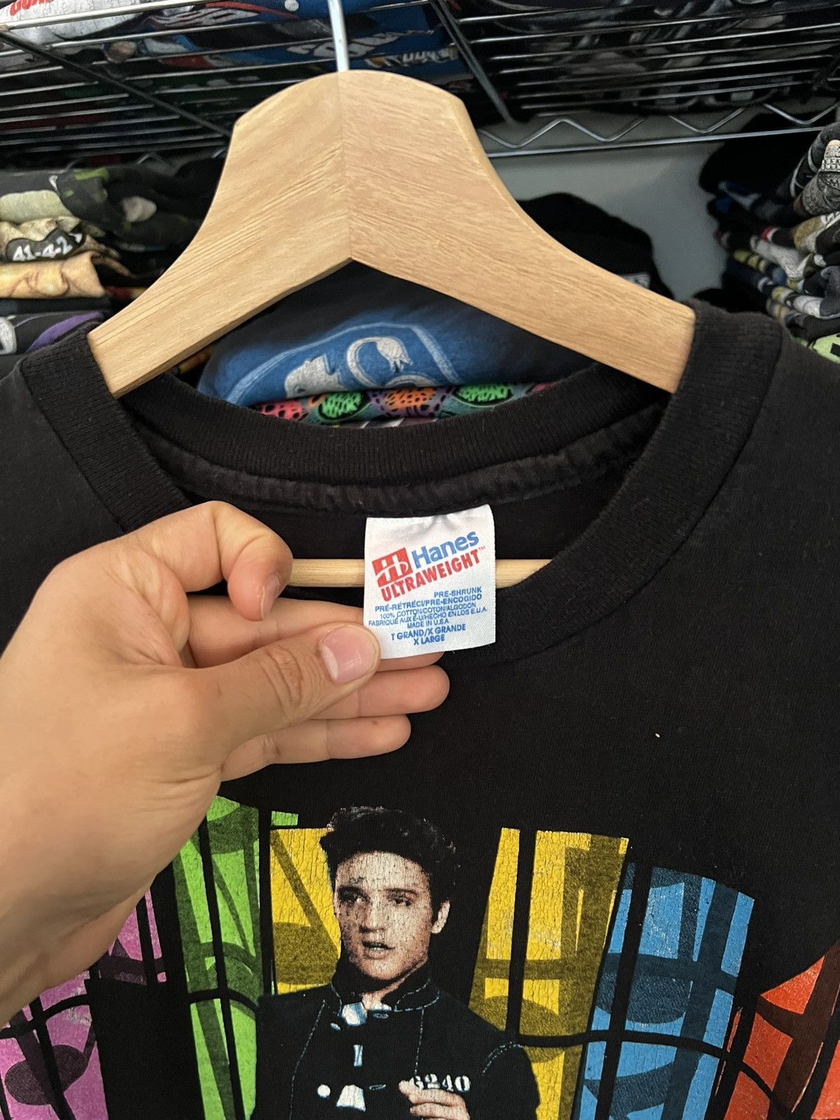 Band Tees 1991 Elvis Presley Winterland Rock Express Tee 90s Size US XL / EU 56 / 4 - 4 Thumbnail