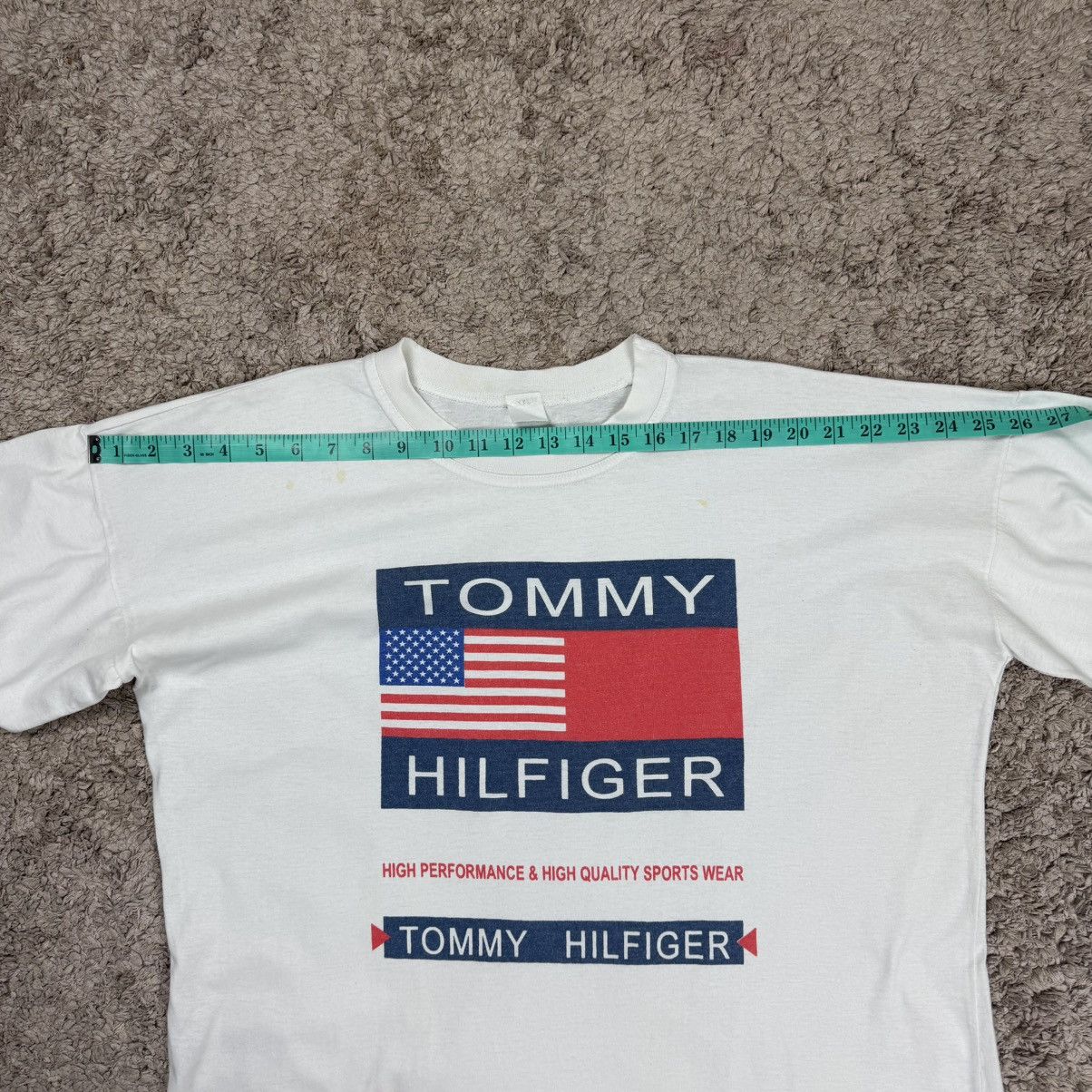 Vintage Vintage Bootleg Tommy Hilfiger Big Flag T-shirt Size US XL / EU 56 / 4 - 15 Thumbnail