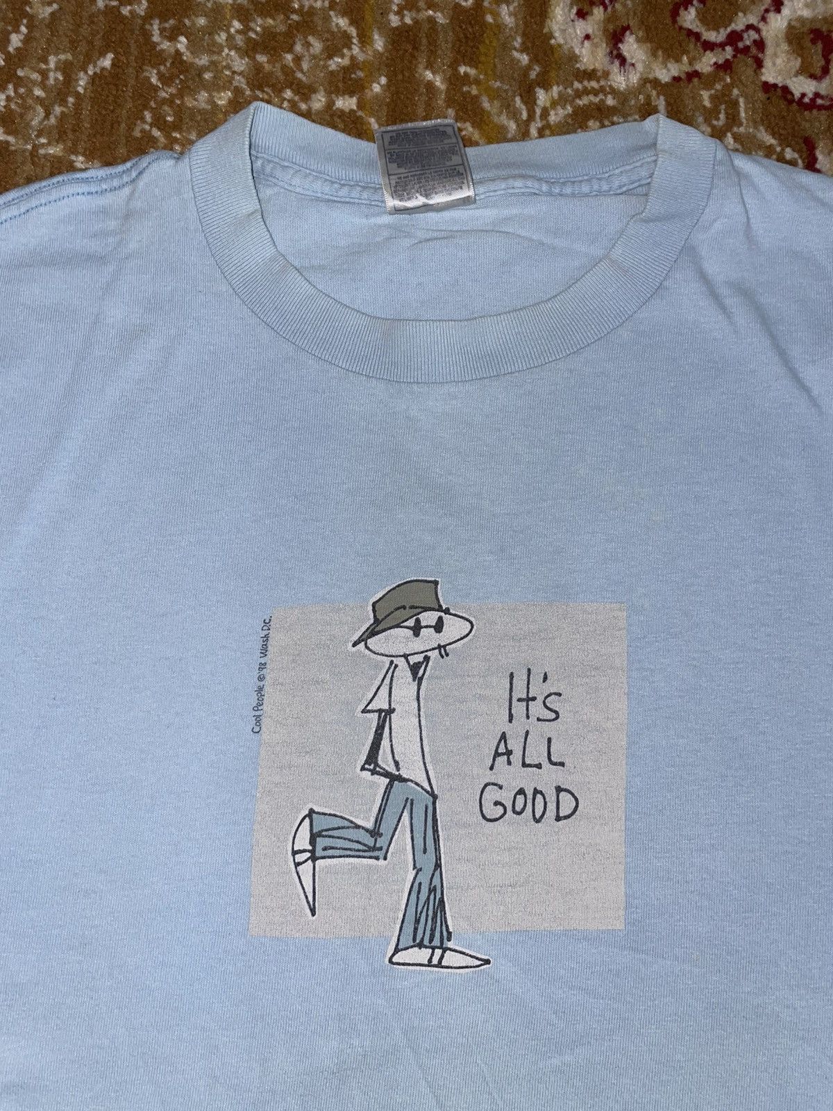 Vintage Vintage 90s Cool People. Cool Shirt Size US L / EU 52-54 / 3 - 2 Thumbnail