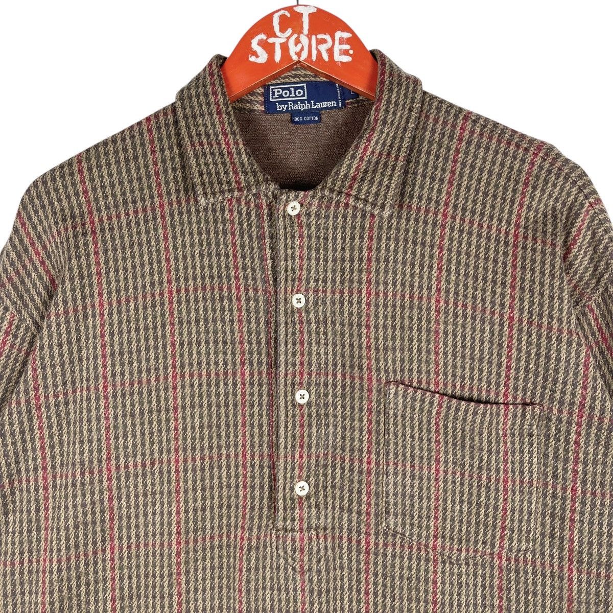 Polo Ralph Lauren Vintage 90s Polo Ralph Lauren Shirt Size L Size US L / EU 52-54 / 3 - 3 Thumbnail