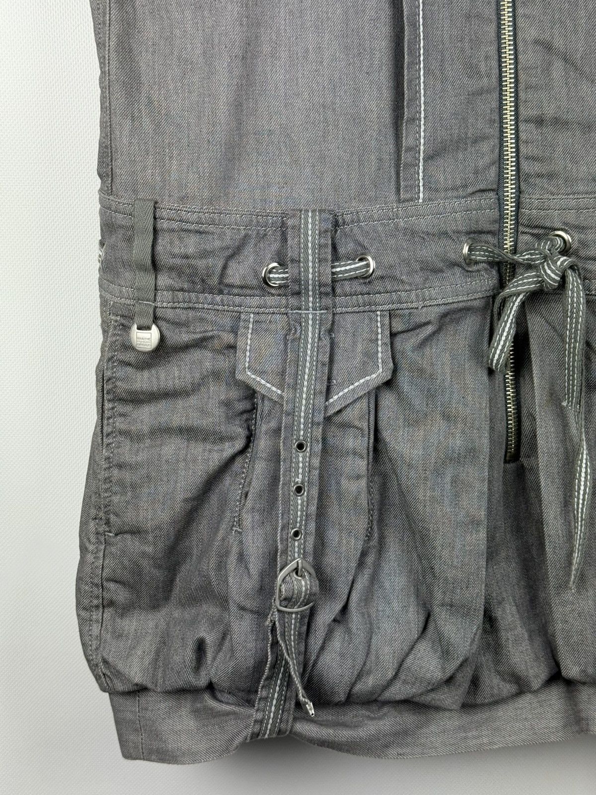 Marithe + Francois Girbaud Marithe Francois Girbaud Avant-Garde Denim Corset Dress Size XL / US 12-14 / IT 48-50 - 9 Thumbnail