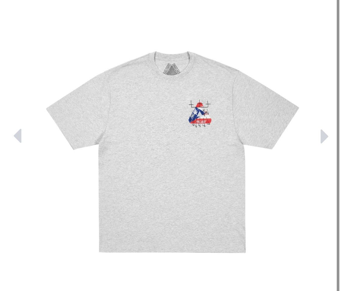 Palace Palace King Tri T Shirt Grey Size Large Size US L / EU 52-54 / 3 - 5 Thumbnail