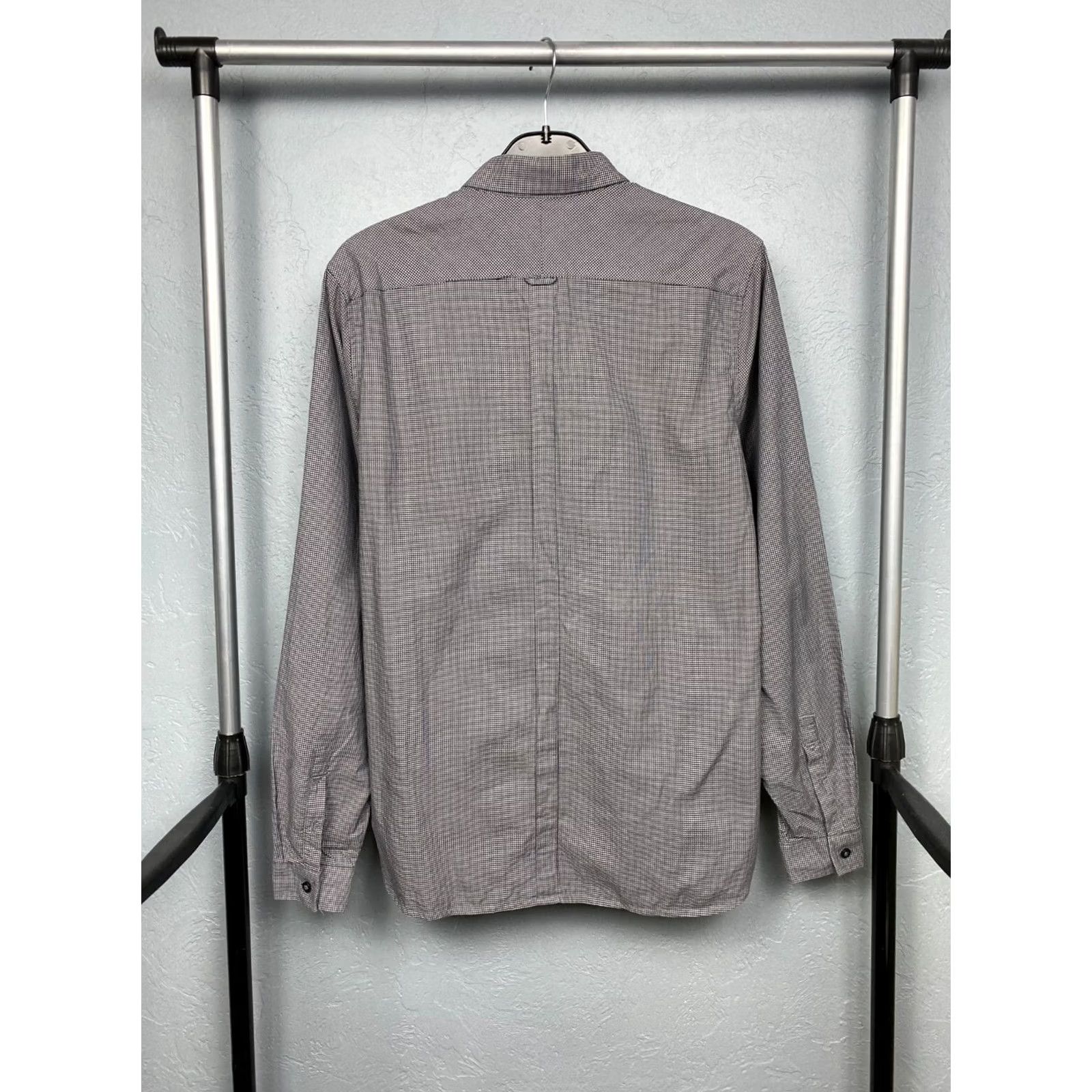 Fred Perry Fred Perry Mens Long Sleeve Shirt Size M Grey Cotton Button-Up Collared Check Vintage: No Size US M / EU 48-50 / 2 - 7 Thumbnail