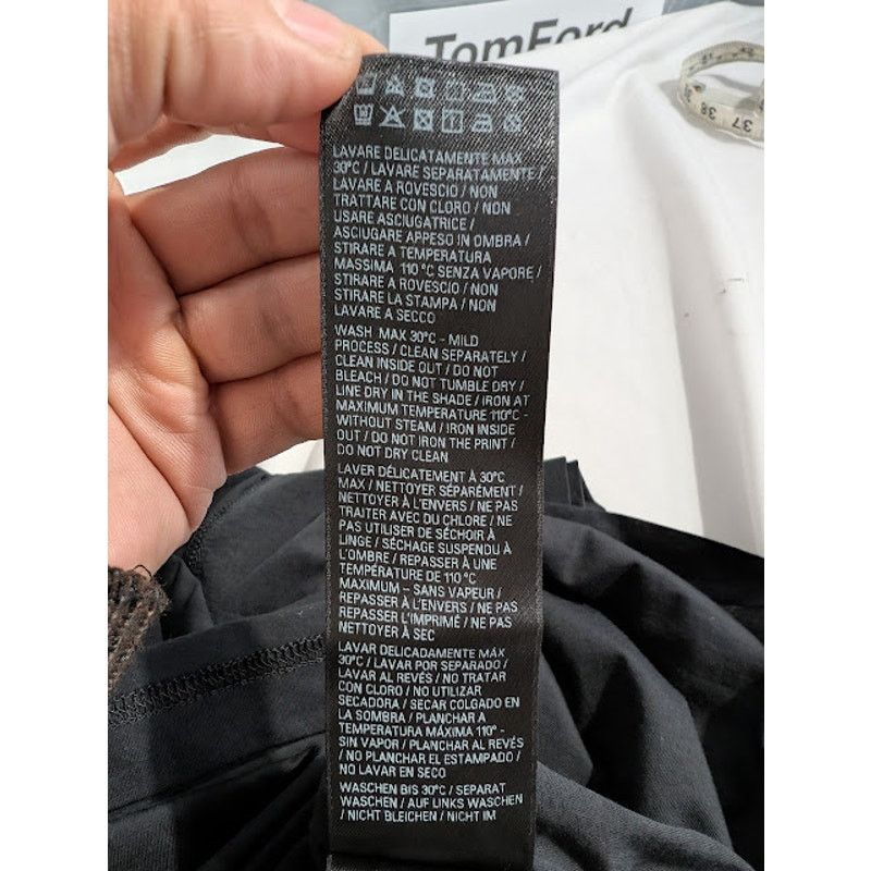 Balenciaga o1rshd1 Inside Out T-Shirt in Black/White Size US M / EU 48-50 / 2 - 17 Thumbnail