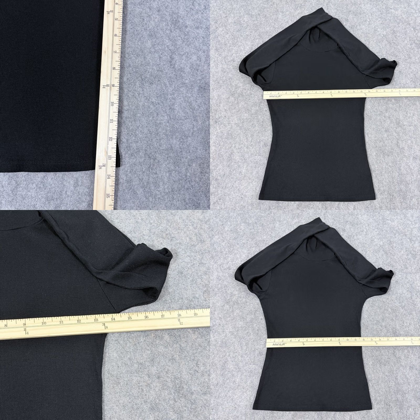 Vintage Active Basic Long Sleeve Pullover Turtleneck Sweater Women's Size Medium Black Size M / US 6-8 / IT 42-44 - 8 Thumbnail