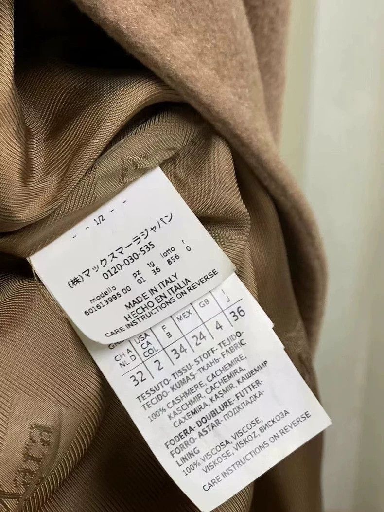 Max Mara Max Mara Cashmere Camel Classic Coat Size S / US 4 / IT 40 - 6 Thumbnail