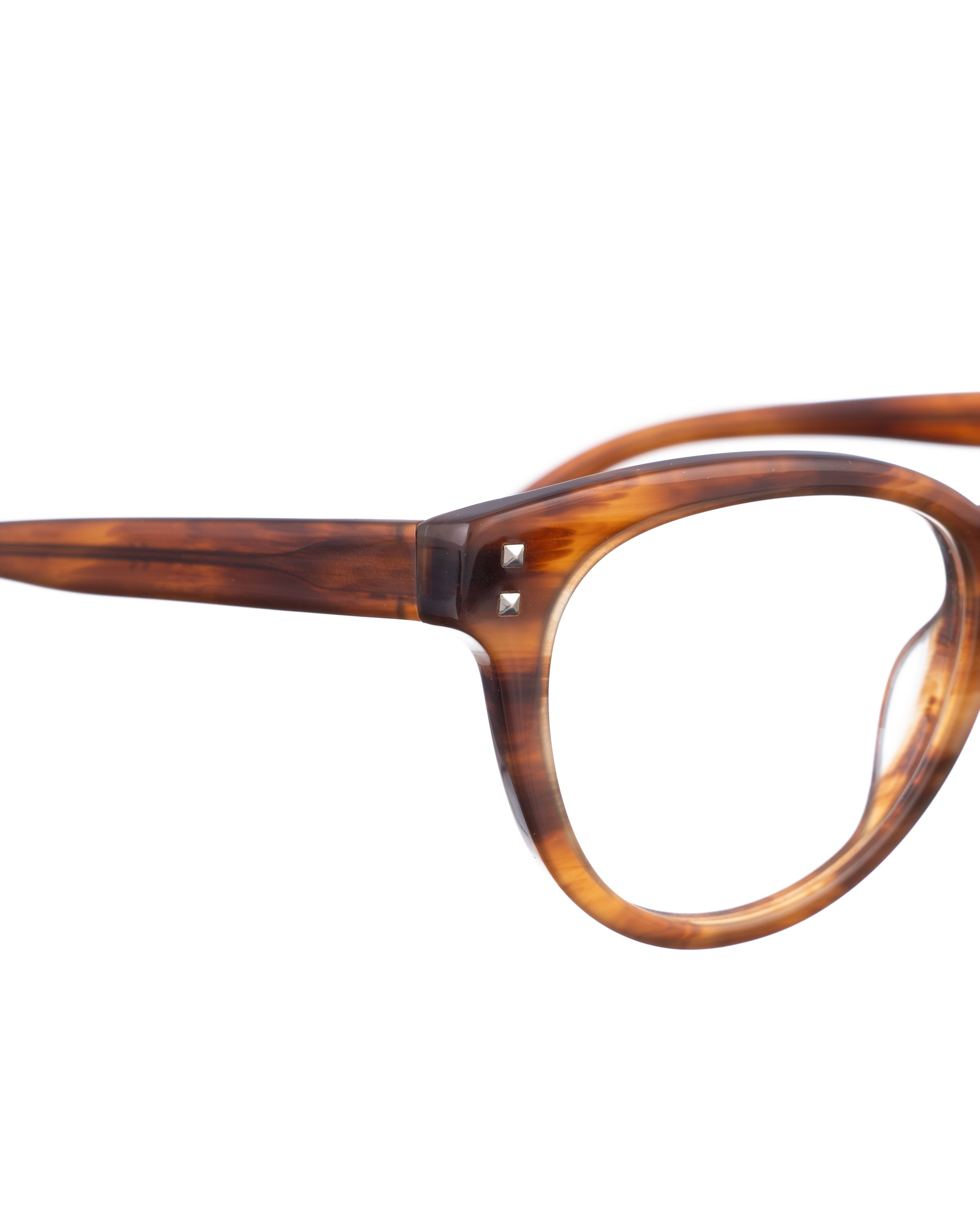 Valentino Valentino 00s Bold Classic Brown Glasses Size ONE SIZE - 3 Thumbnail