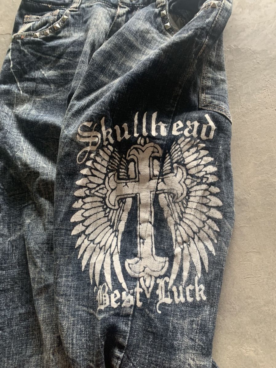 Hysteric Glamour Y2K style cross design chrome hearts/affliction inspired Size US 28 / EU 44 - 13 Thumbnail