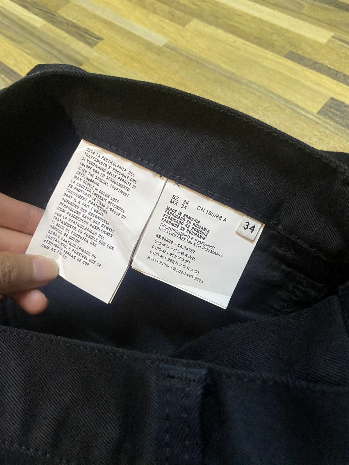 Designer × Prada PRADA BLACK PANTS Size US 34 / EU 50 - 4 Thumbnail