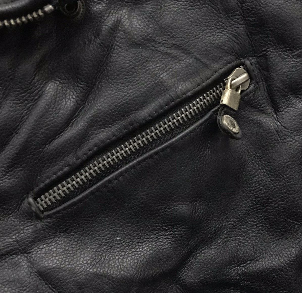 Harley Davidson × Vintage Vintage Harley Davidson Leather Jacket Size US L / EU 52-54 / 3 - 8 Thumbnail