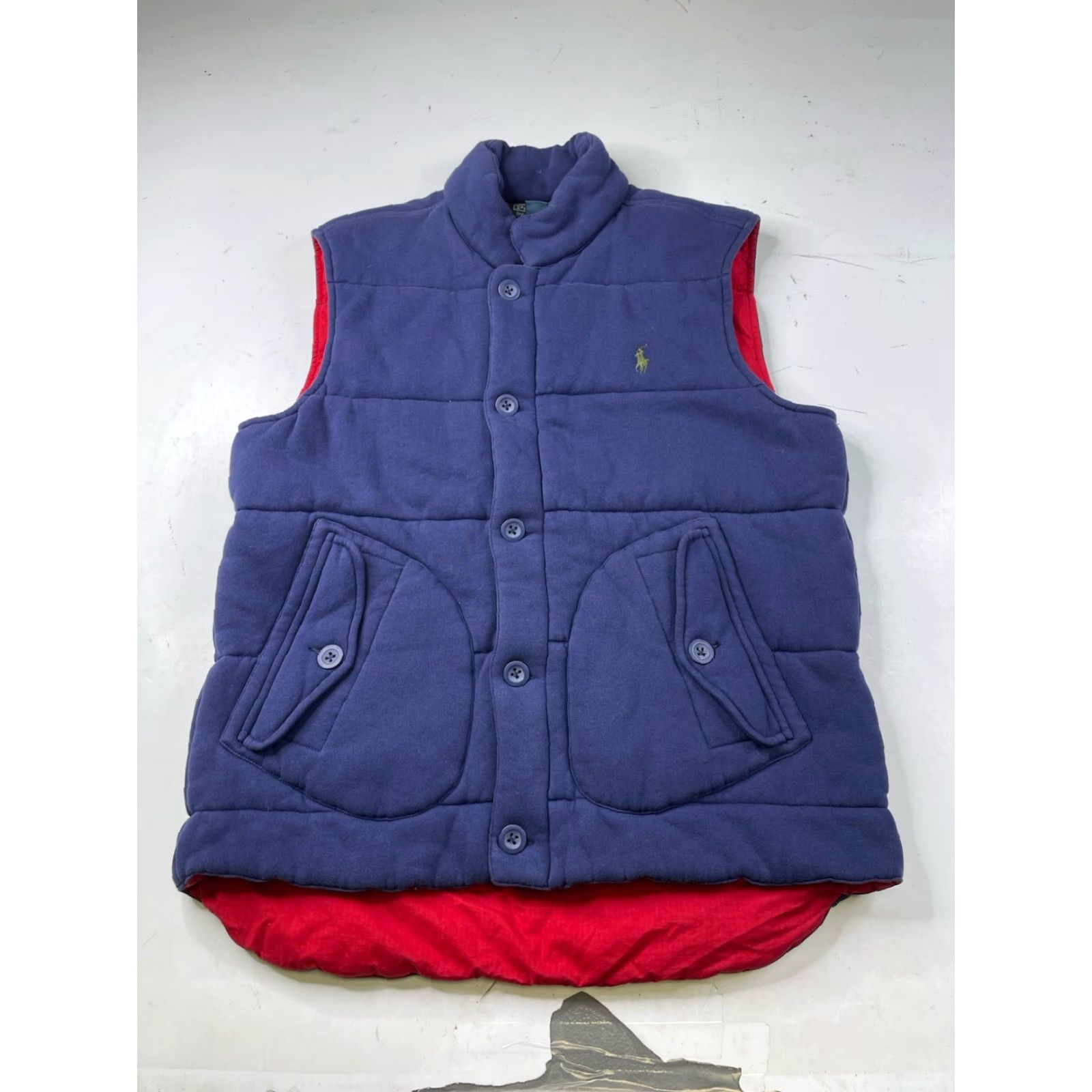 Ralph Lauren Polo Ralph Lauren Down Puffy Vest Blue Red Vest Men’s Large Size US L / EU 52-54 / 3 - 5 Thumbnail