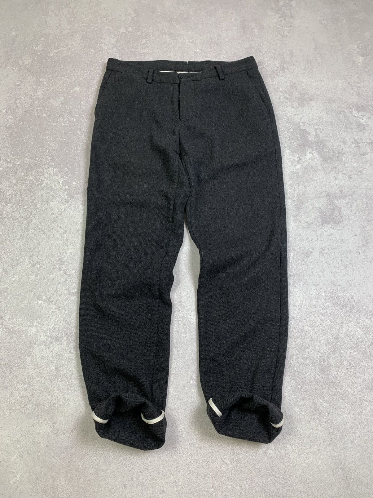 Norse Projects Norse Projects Aros Wool Pants Grey 30 Charcoal Melange Size US 30 / EU 46 - 1 Thumbnail