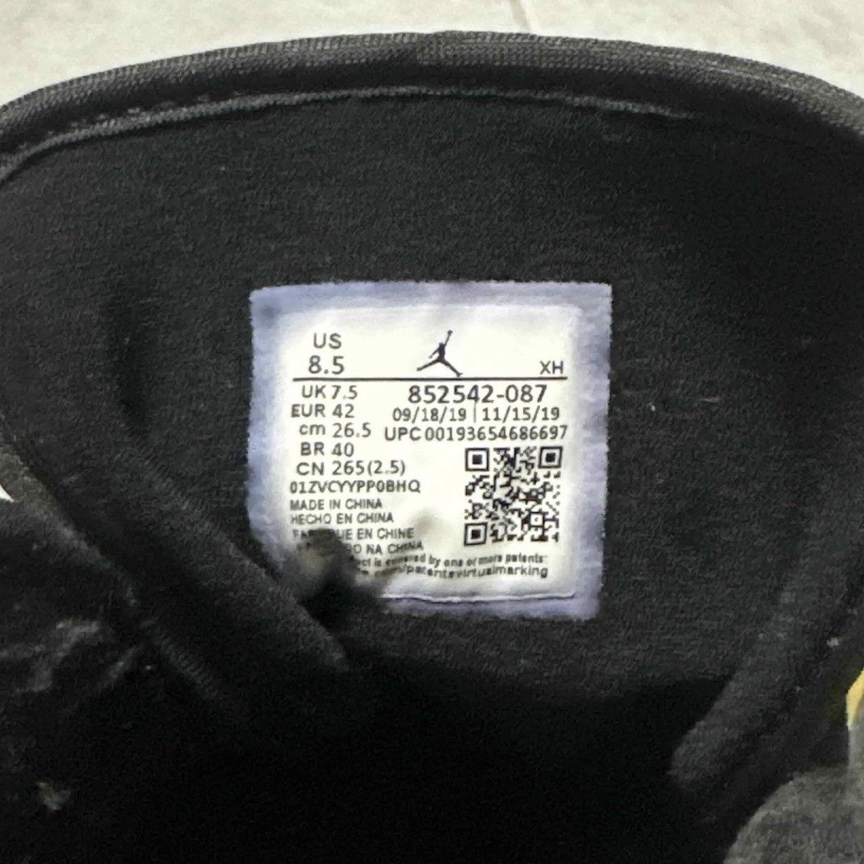 Jordan Brand Air Jordan 1 Mid Amarillo Size US 8.5 / EU 41-42 - 6 Thumbnail