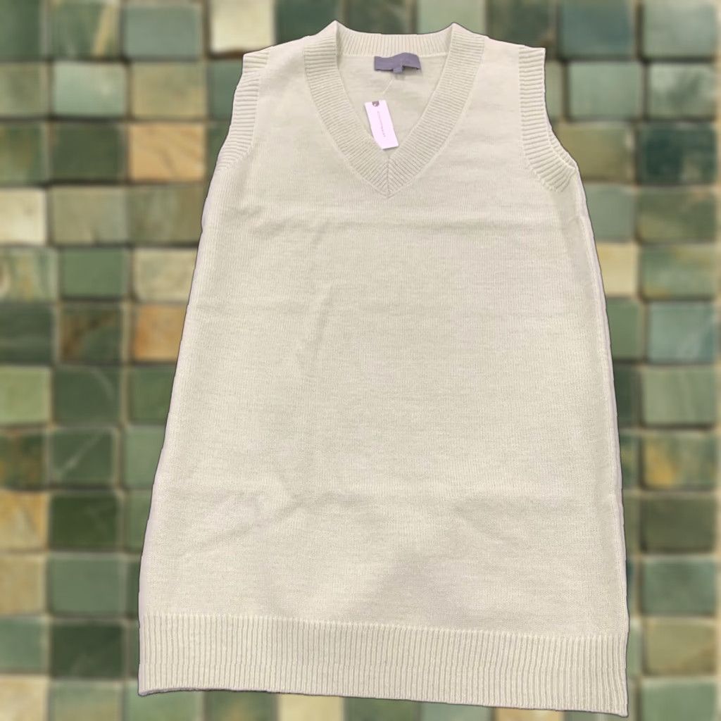 Anthropologie SUNDAY IN BROOKLYN Sweater Dress Women's S Green Sleeveless  V-Neck Short Pullover Casual Knit Acrylic Dress Unsure? | Grailed