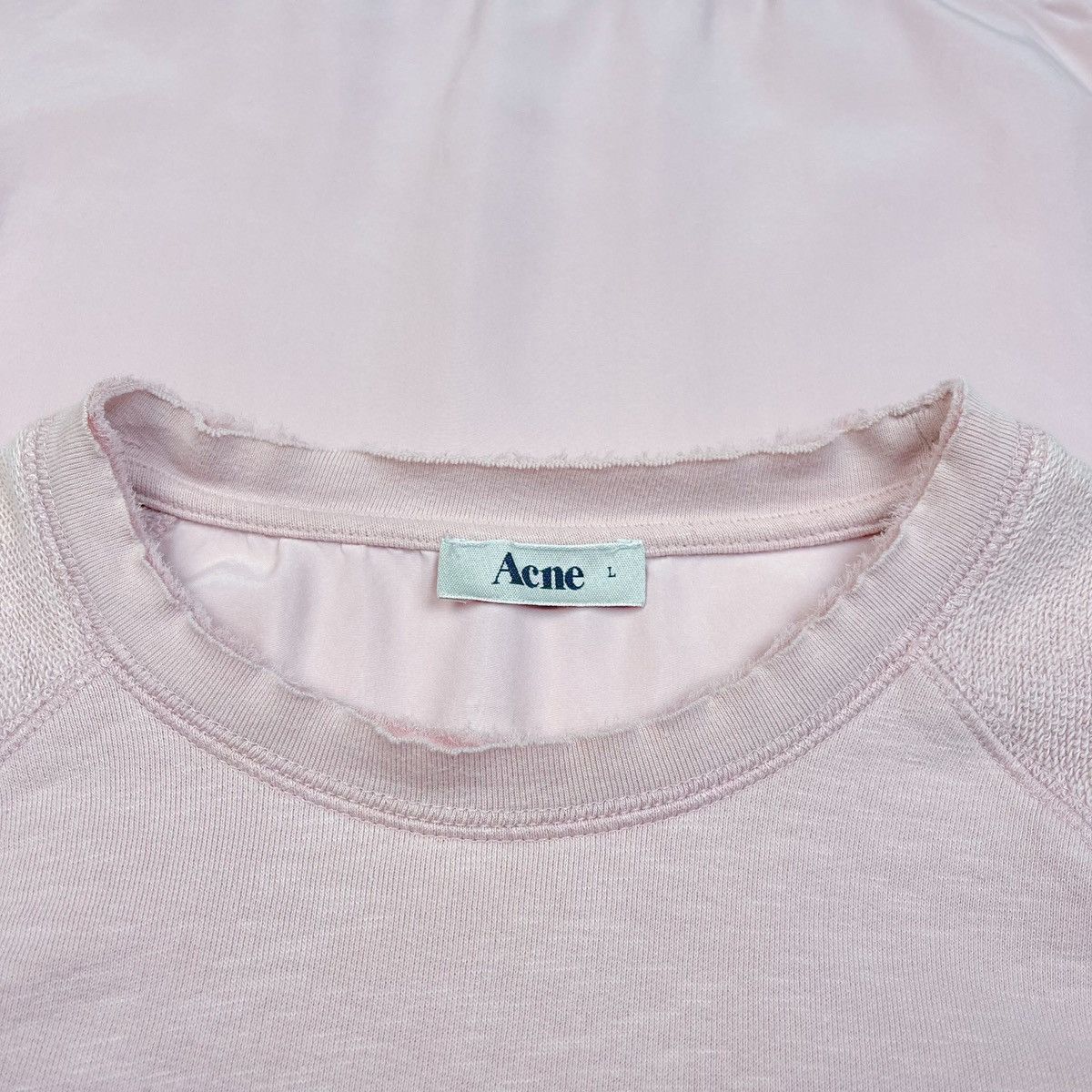 Acne Studios Acne Studios Beals Short PSS12 Crewneck Sweatshirt Size L / US 10 / IT 46 - 3 Thumbnail
