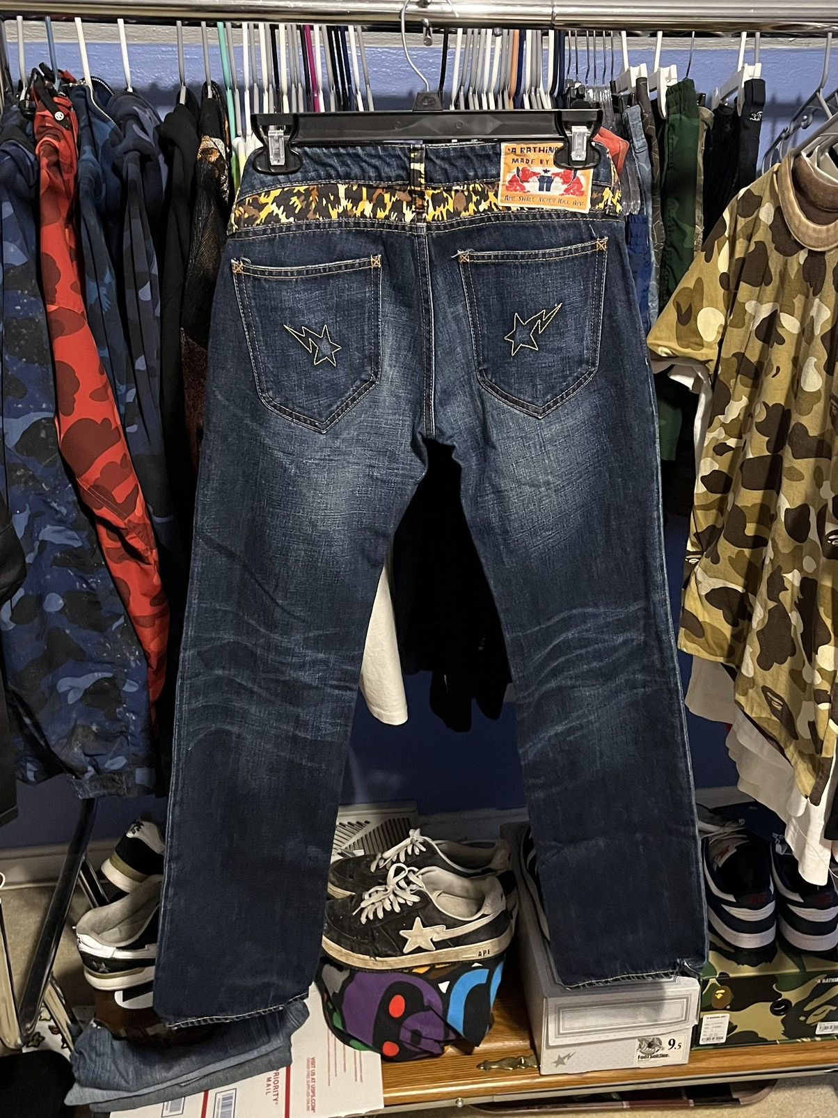 Bape Bape Camo Star Jeans Size 28" / US 6 / IT 42 - 1 Thumbnail