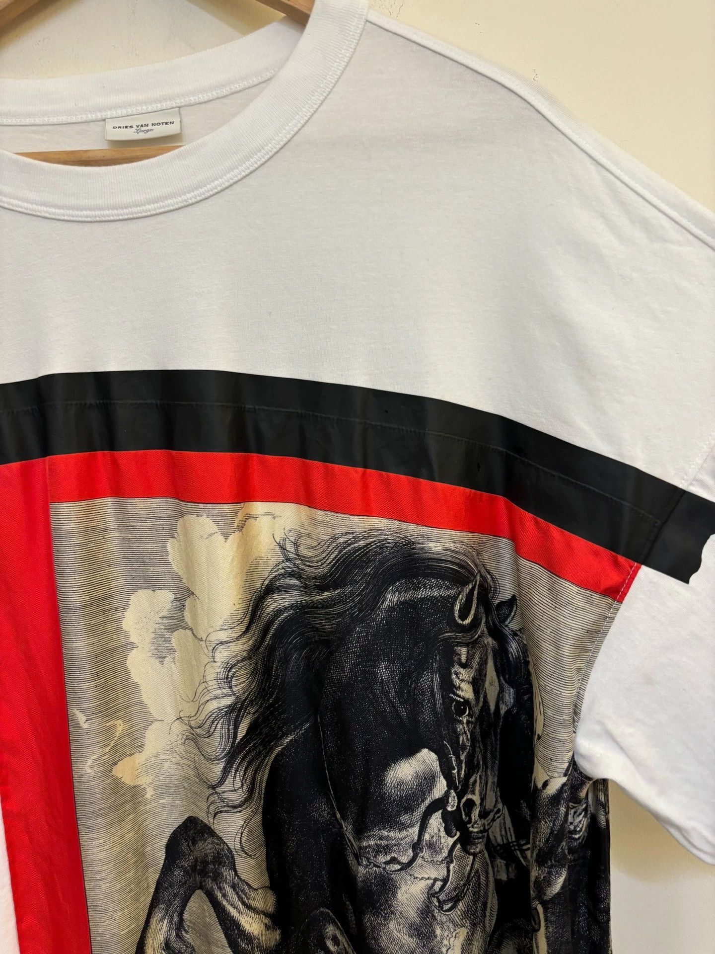 Dries Van Noten Dries Van Noten Dries van noten Silk scarf long sleeve tee Size US L / EU 52-54 / 3 - 4 Thumbnail