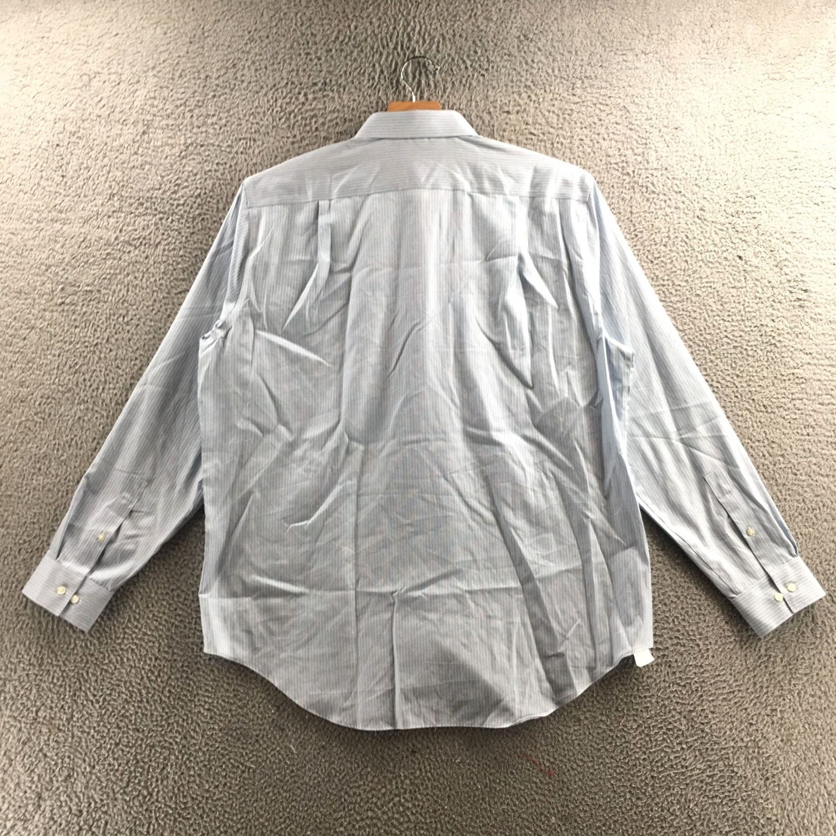 Calvin Klein Calvin Klein Slim Fit Button Up Shirt Mens 18 Tall Blue Striped Long Sleeve Shirt Mens 18 Tall Blue Striped Long Sleeve Size US XXL / EU 58 / 5 - 7 Thumbnail