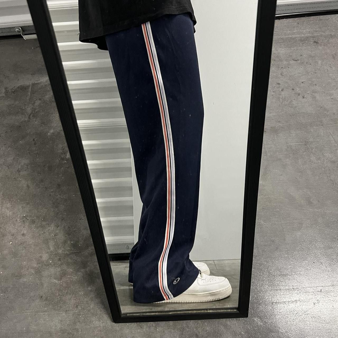 Champion × Vintage Vintage Y2K Baggy Wideleg Navy Blue Champion Sweatpants! Size US 38 / EU 54 - 1 Thumbnail