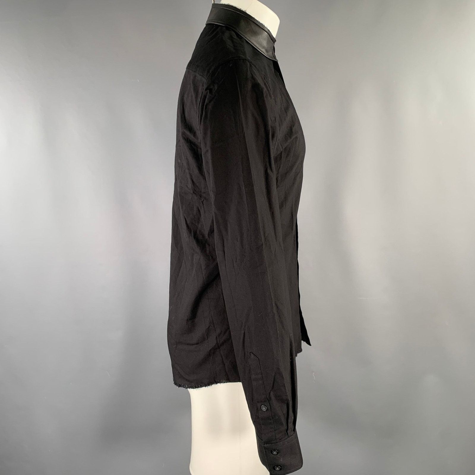 Iro IRO Size S Black Cotton Long Sleeve Shirt Size US S / EU 44-46 / 1 - 3 Thumbnail