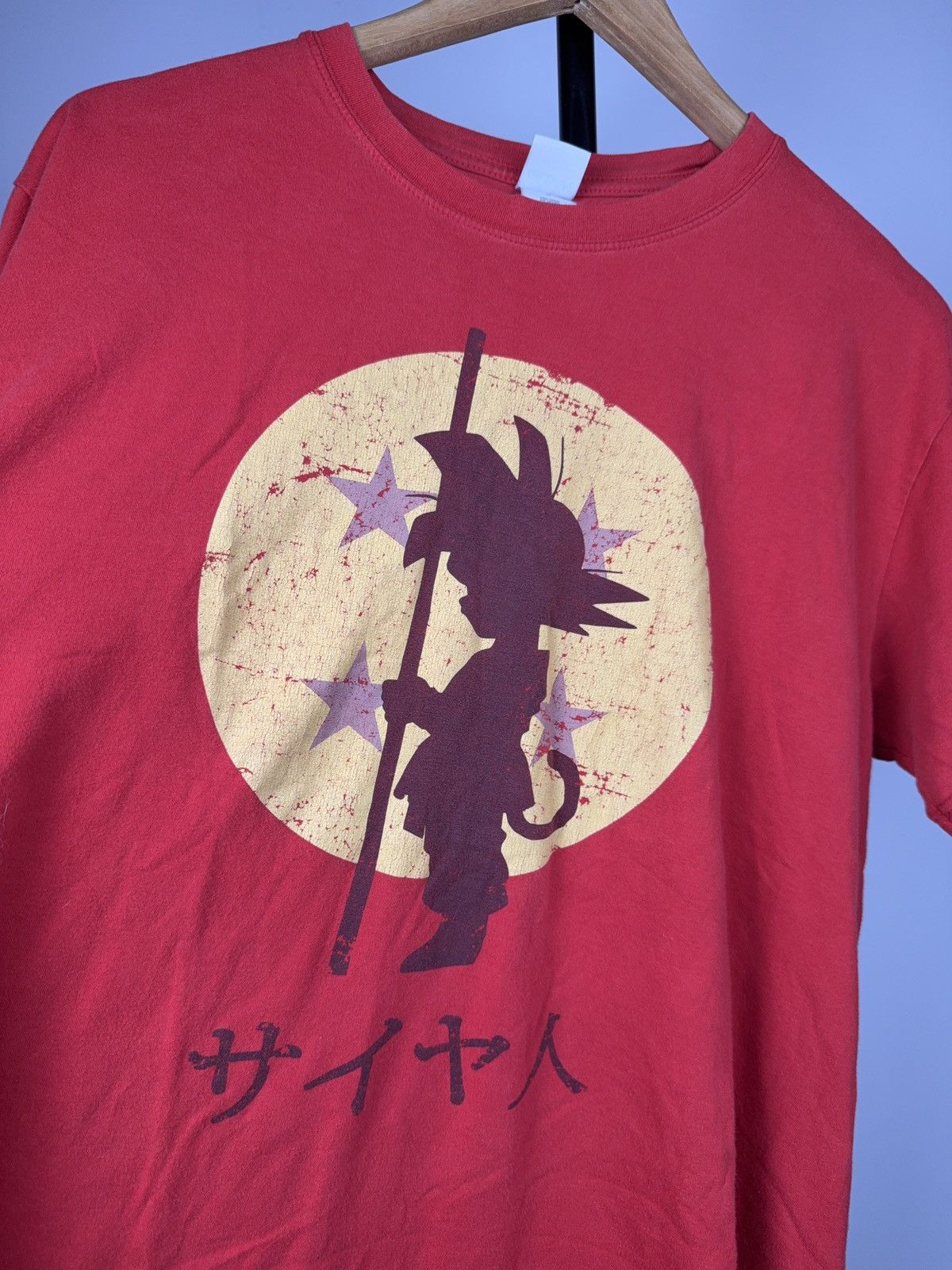 Vintage 00s Dragon Ball Goku Silhouette Vintage Style Anime Tee L Size US L / EU 52-54 / 3 - 4 Thumbnail