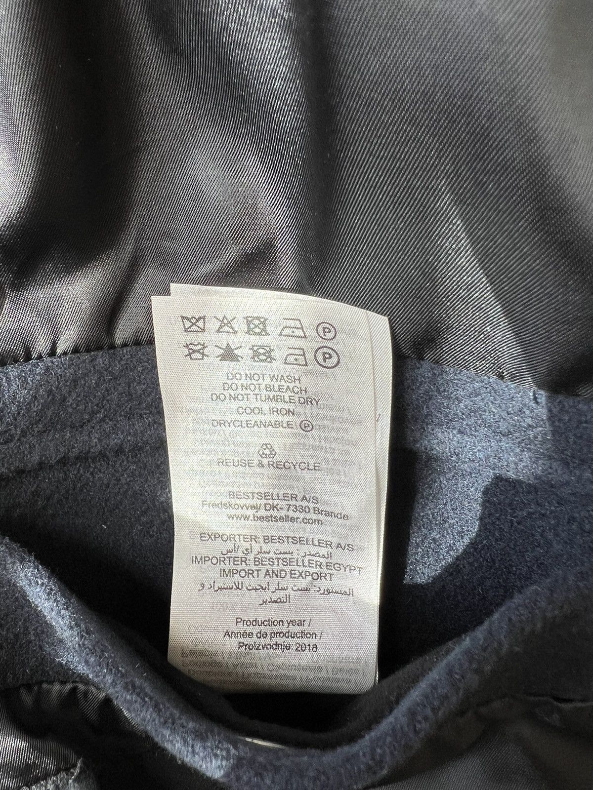Selected Homme Wool Overcoat Size US M / EU 48-50 / 2 - 4 Thumbnail