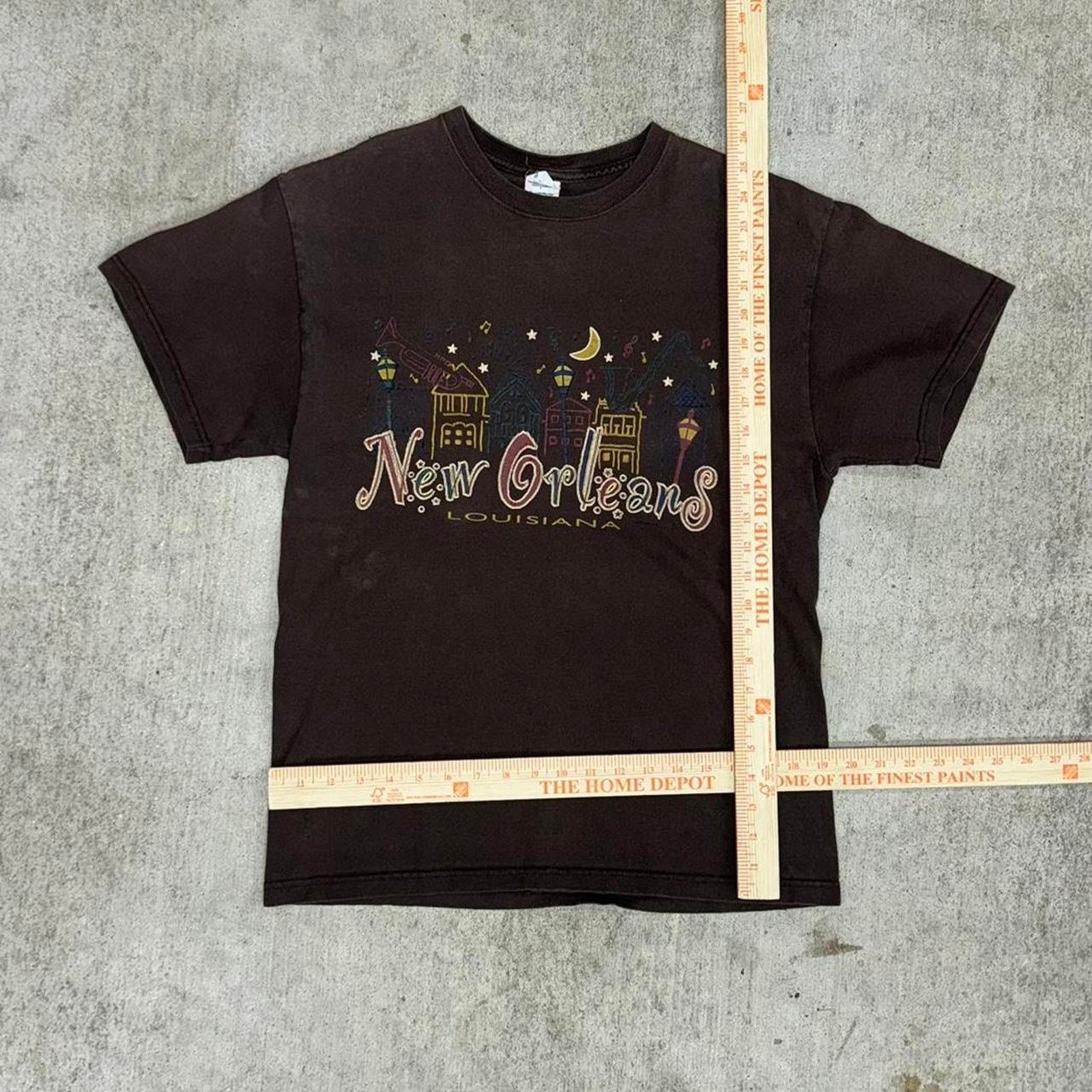 Vintage Vintage y2k new orleans brown t-shirt Size US M / EU 48-50 / 2 - 2 Thumbnail