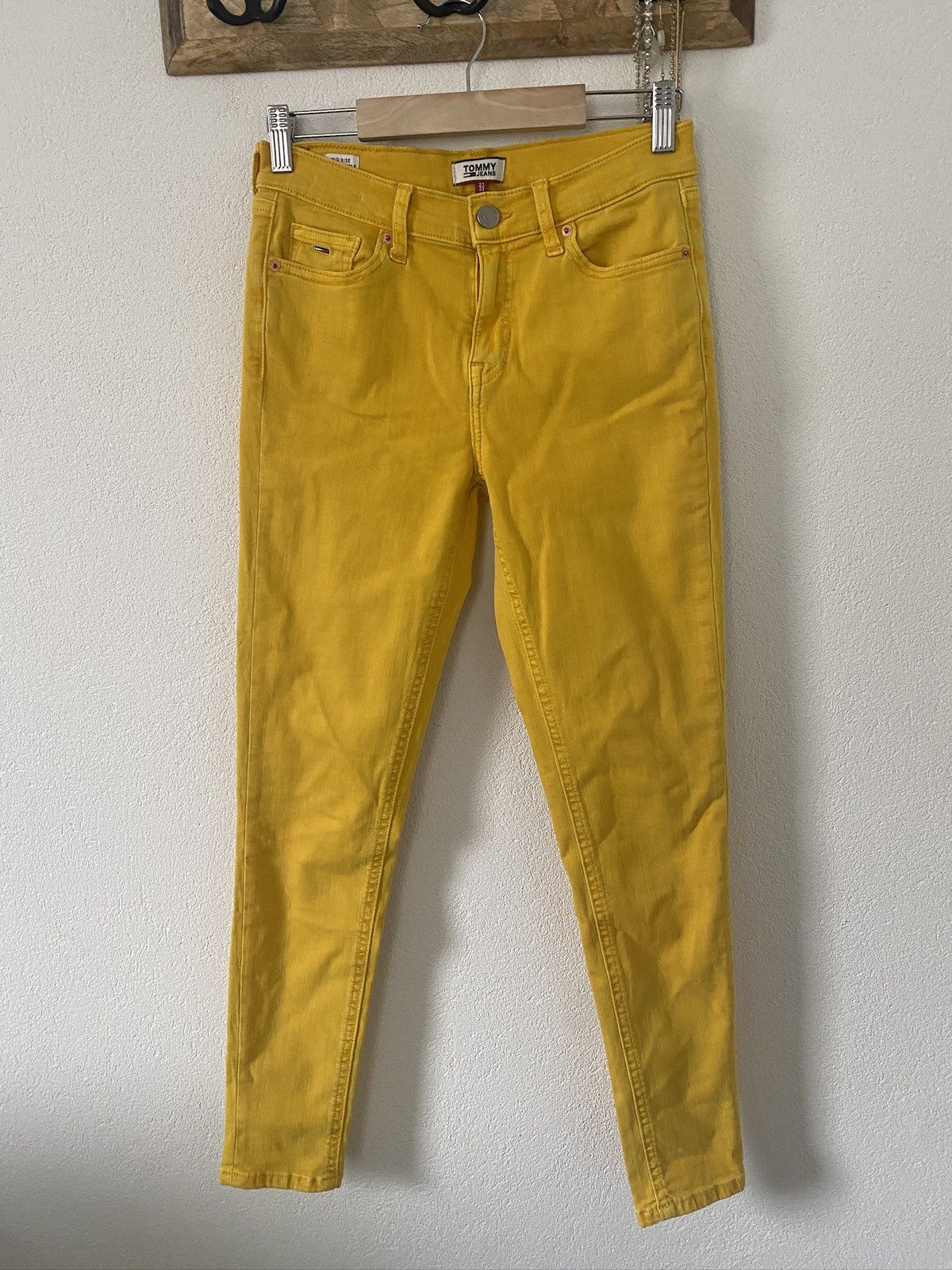 Tommy Jeans Tommy jeans yellow skinny Size 27" / US 4 / IT 40 - 1 Thumbnail
