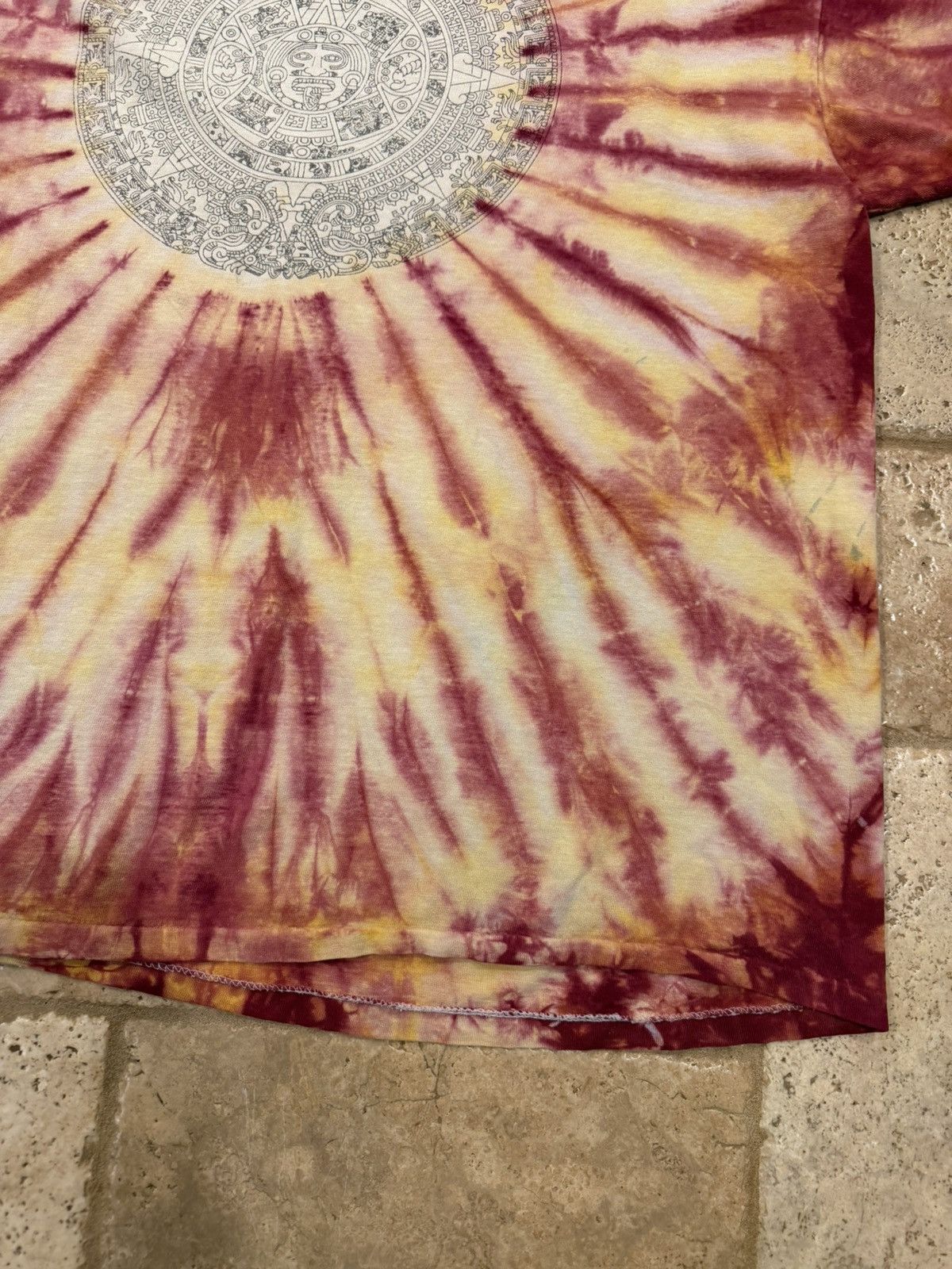 Vintage Vintage Grateful Dead Psychedelic Sun Dubois Tie Dye T-Shirt Size US XL / EU 56 / 4 - 11 Thumbnail