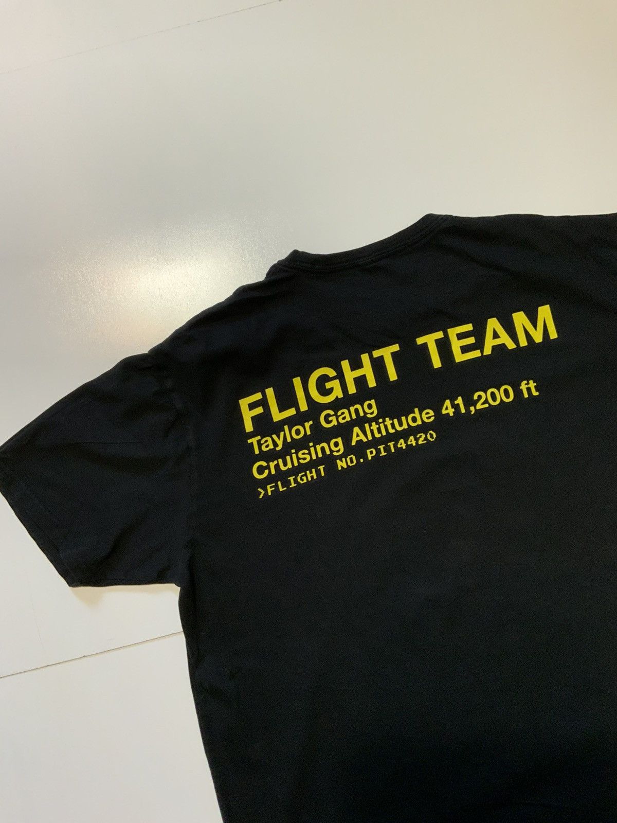 Taylor Gang × Wiz Khalifa Taylor Gang Wiz Khalifa Flight Team Black & Yellow T-Shirt Size US M / EU 48-50 / 2 - 4 Thumbnail