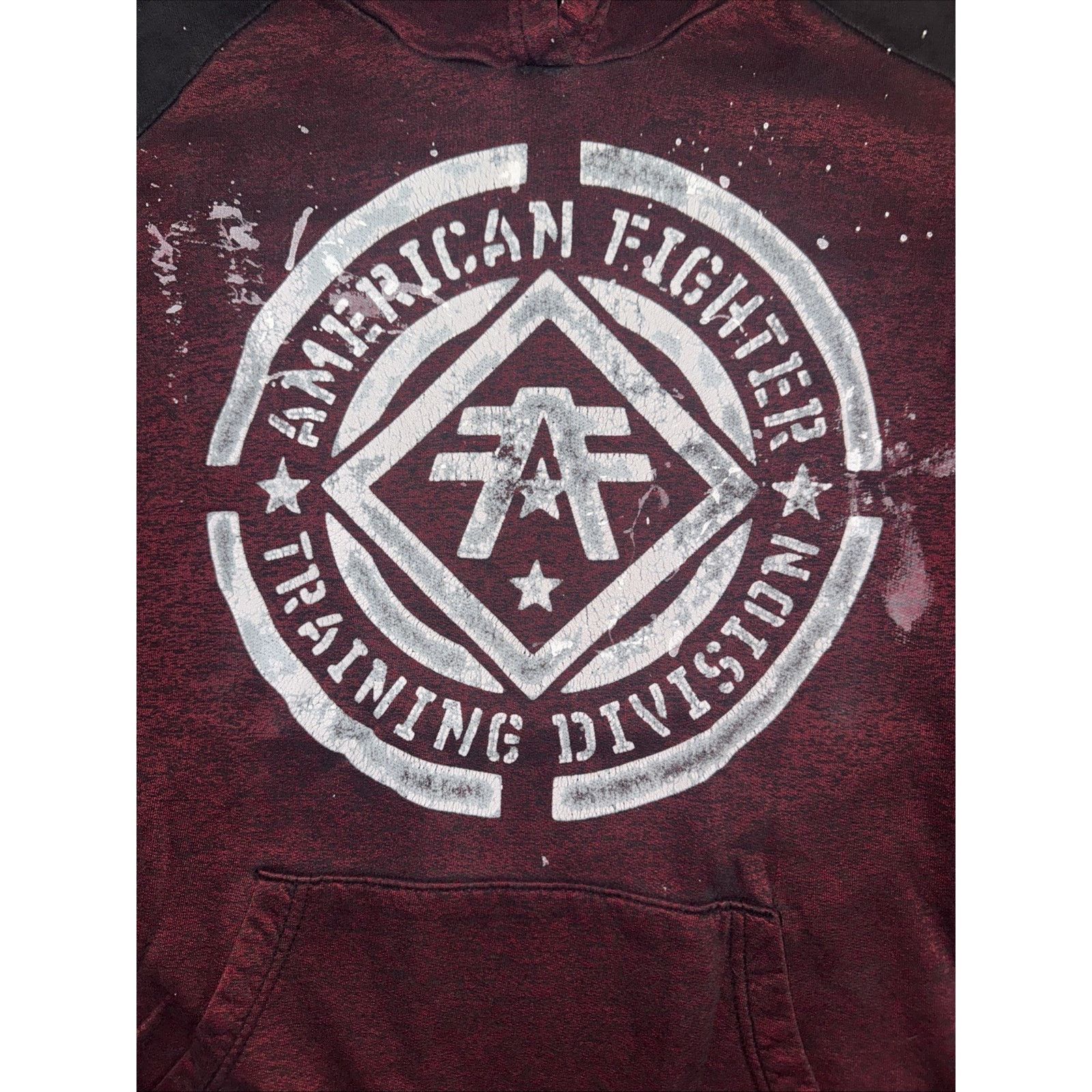 Vintage American Fighter Training Division Hoodie S 20x26 MMA Size US S / EU 44-46 / 1 - 2 Thumbnail