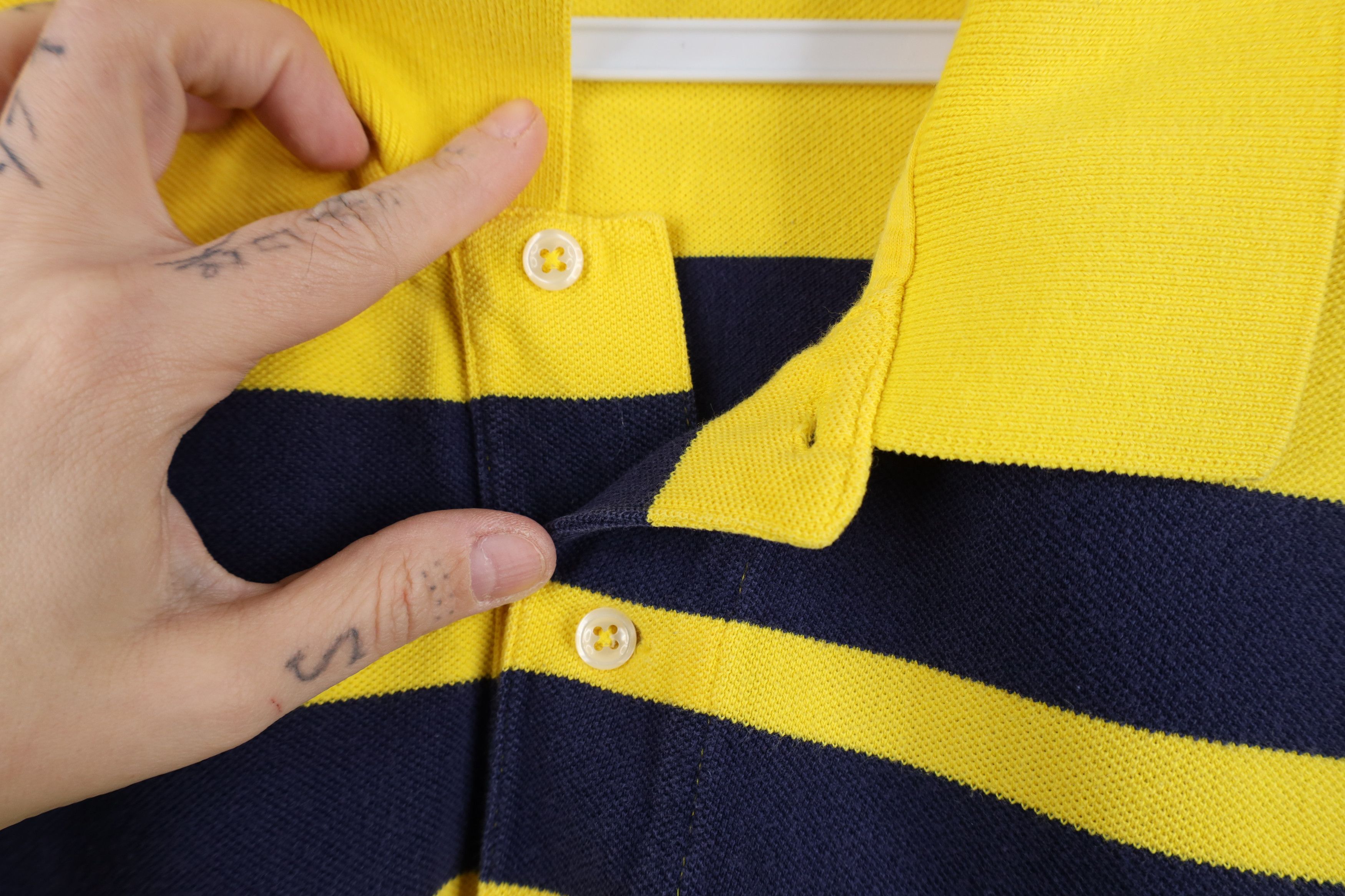Polo Ralph Lauren Vintage 90s Ralph Lauren Block Collared Golf Polo Shirt Size US XL / EU 56 / 4 - 5 Thumbnail