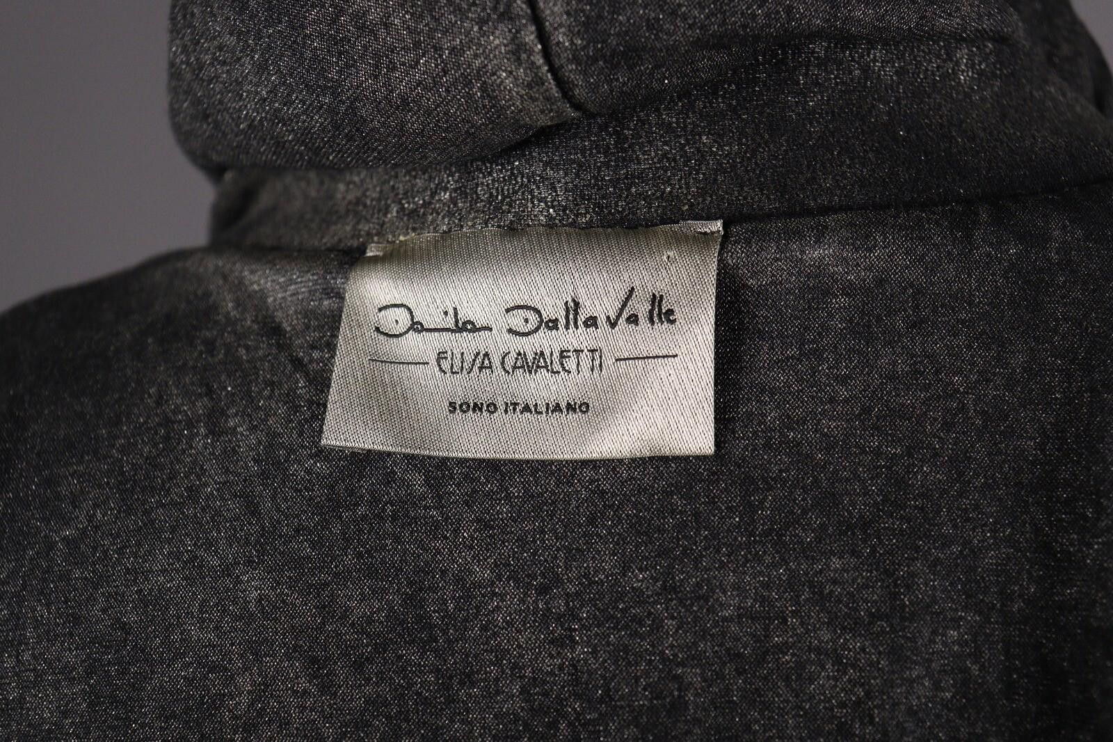 Designer Elisa Cavaletti Sono Italiano Lagenlook Lightweight Jacket L Size L / US 10 / IT 46 - 9 Thumbnail