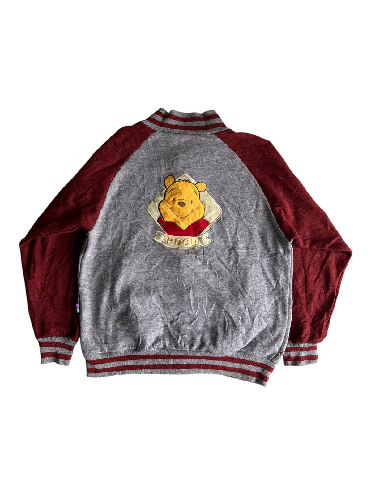 Disney × Vintage Vintage 1990s XXXtentacion Winne the Pooh Varsity Jacket Size US M / EU 48-50 / 2 - 2 Thumbnail