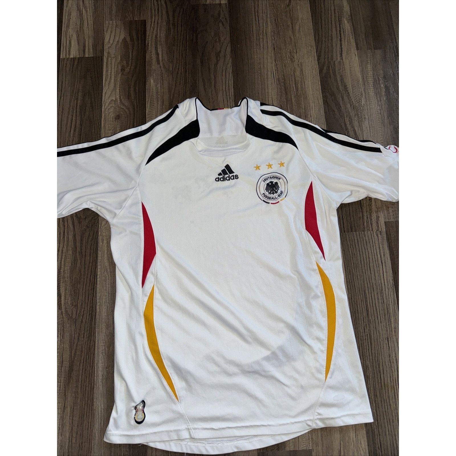 Adidas Deutscher Fussball-Bund Adidas Soccer Jersey Youth XL 18x26 Size US XL / EU 56 / 4 - 1 Thumbnail