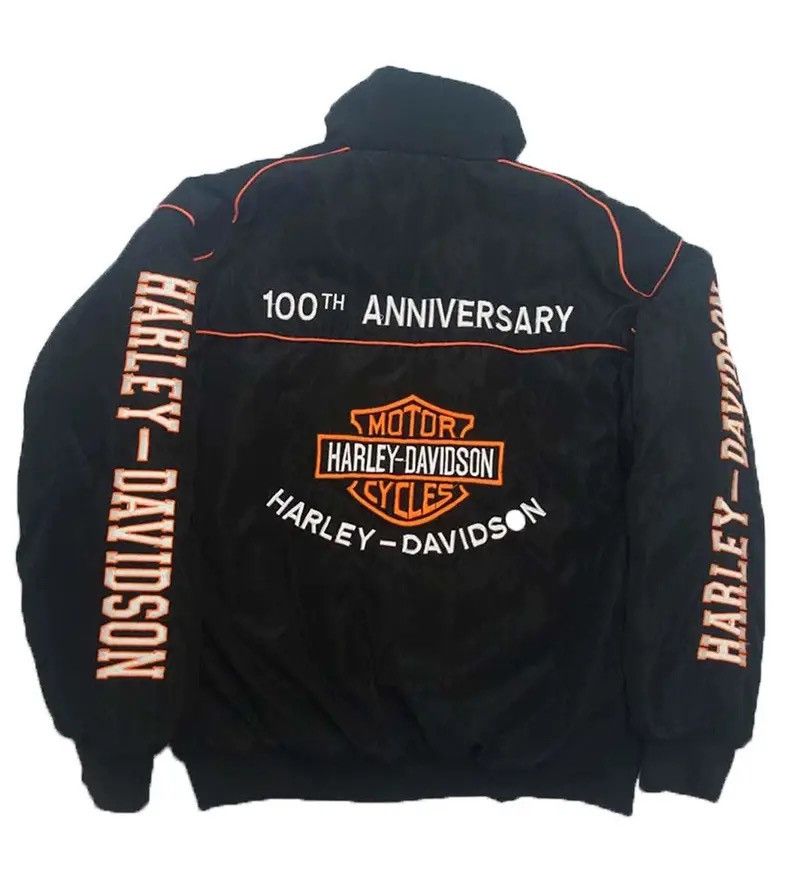 Japanese Brand Harley Davidson Racing Jacket Size US L / EU 52-54 / 3 - 2 Thumbnail
