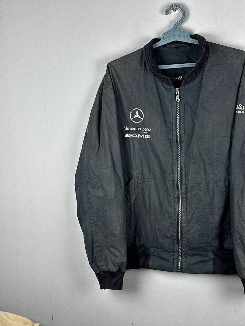 Mercedes-Benz Vintage Racing Jacket Mercedes Benz Hugo Boss West Formula 1 Size US XL / EU 56 / 4 - 2 Thumbnail