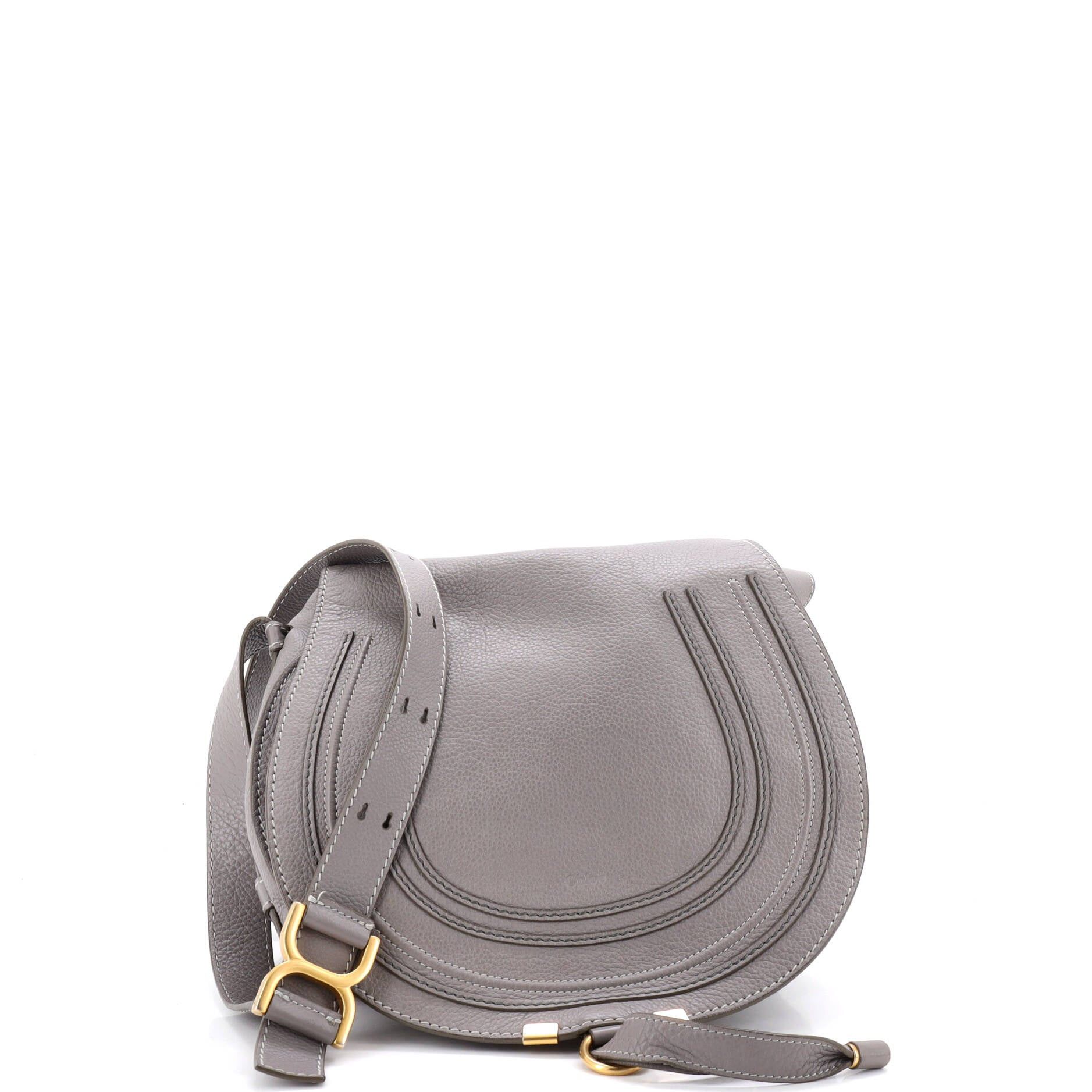 Chloe Marcie Saddle Bag Size ONE SIZE - 1 Thumbnail