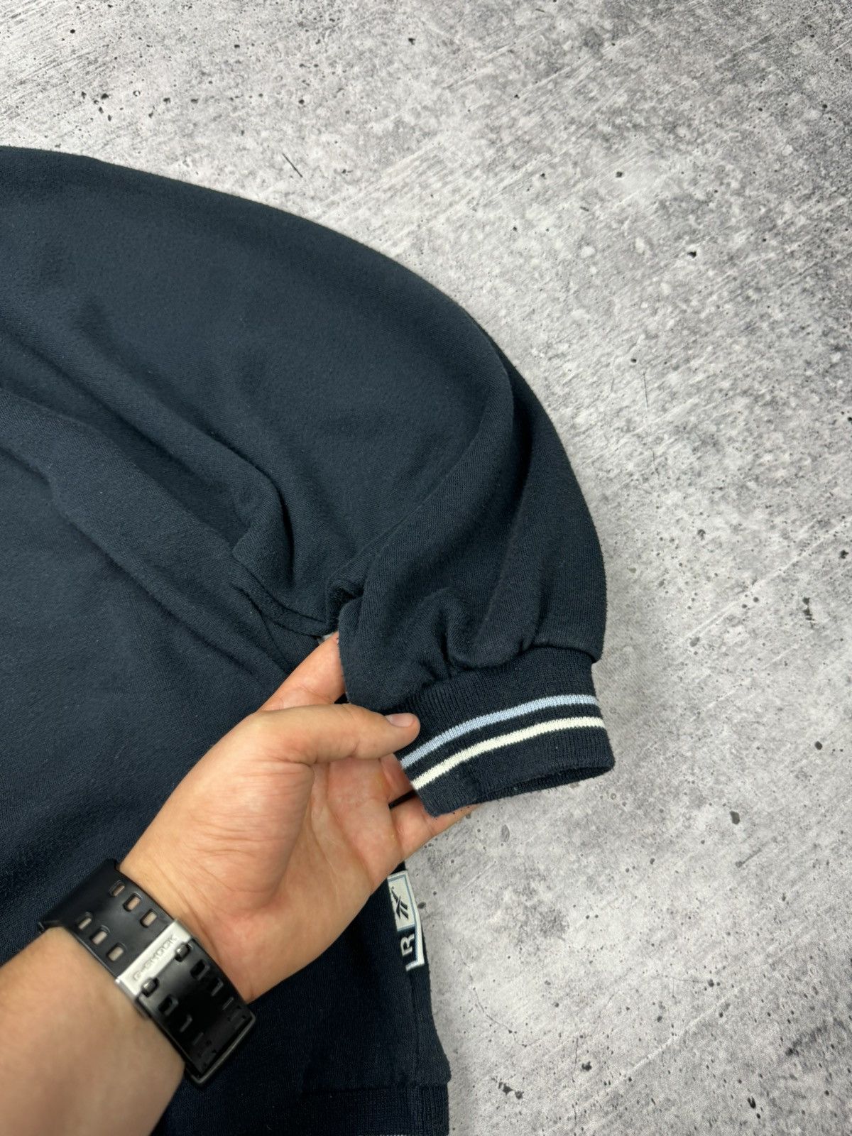 💥💥 Reebok Vintage Big Logo 90's Y2K Style Blue Sweatshirt