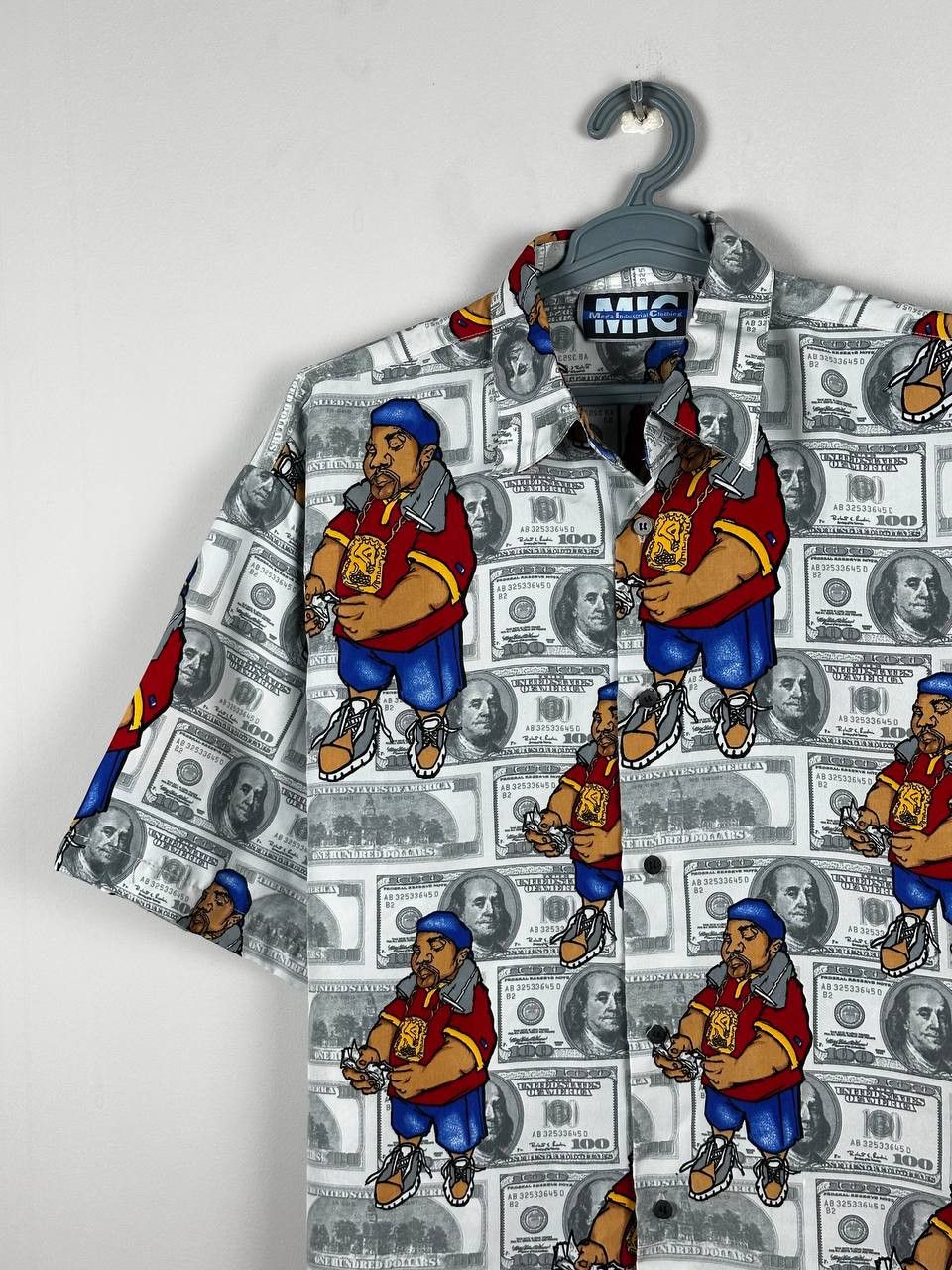 Rap Tees Vintage Hip Hop Thug Life Graphic Y2K Button Up Shirt Size US L / EU 52-54 / 3 - 1 Thumbnail