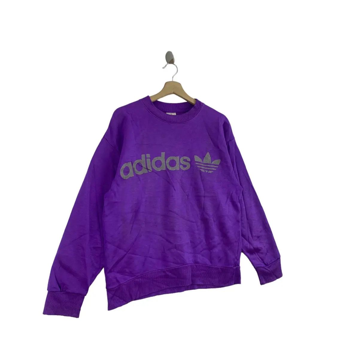 Adidas Vintage 90’ ADIDAS ORIGINALS DESCENTE Trefoil Purple Size L / US 10 / IT 46 - 4 Thumbnail