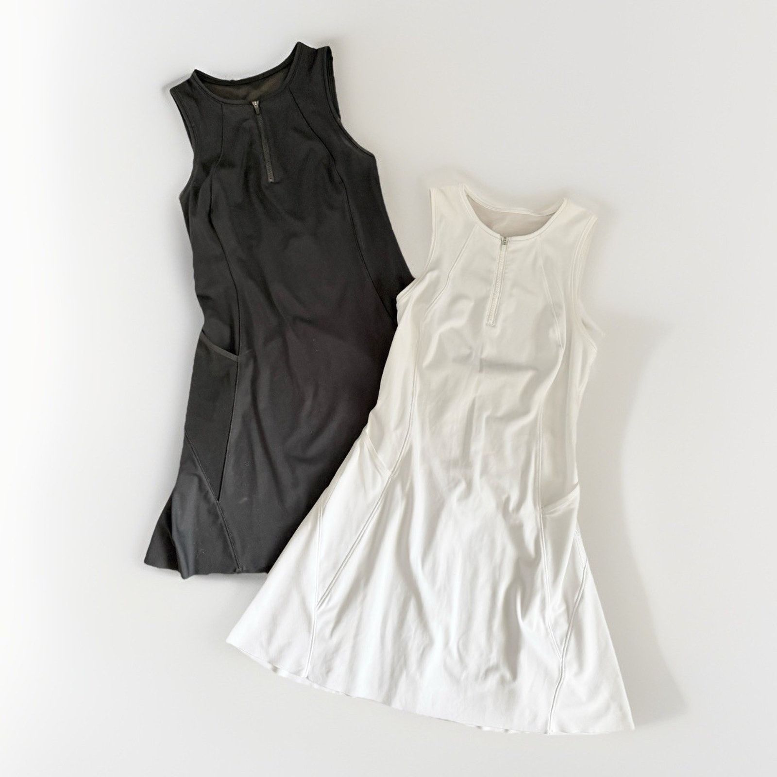 Athleta LOT OF 2 Athleta Tennis Dress Black White Womens XS XXS Size XS / US 0-2 / IT 36-38 - 1 Thumbnail