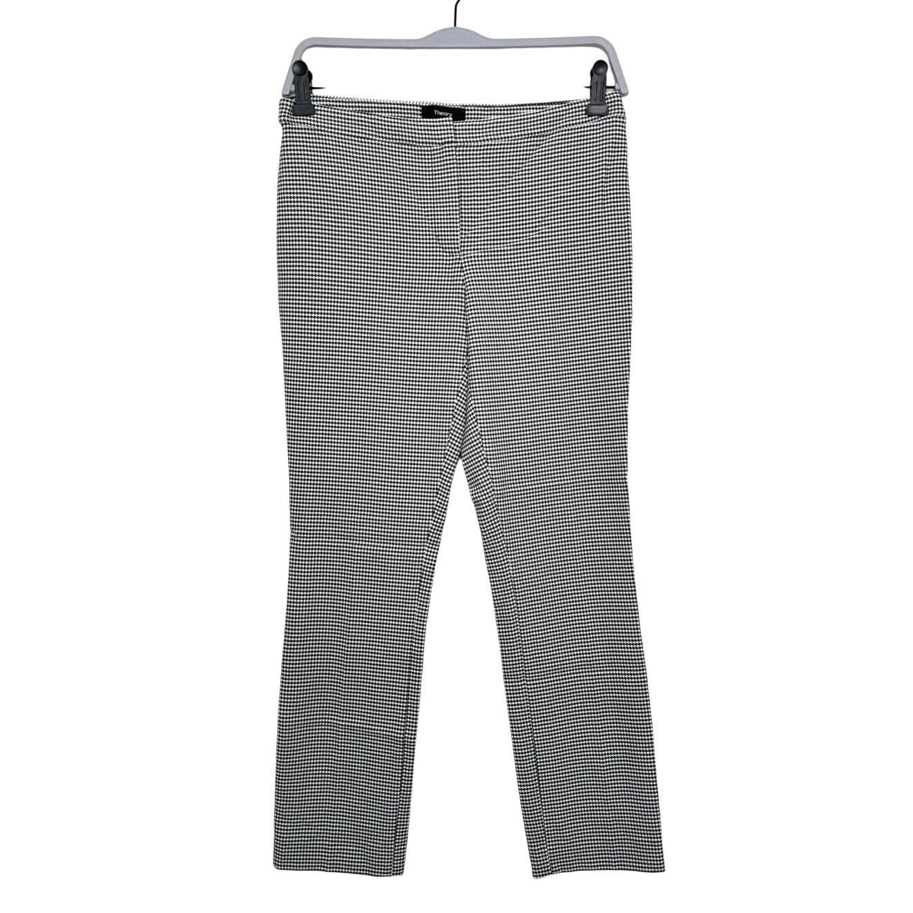 Theory Theory Classic Crop Houndstooth Ankle Skinny Pants Size 25" / US 0 / IT 36 - 1 Thumbnail