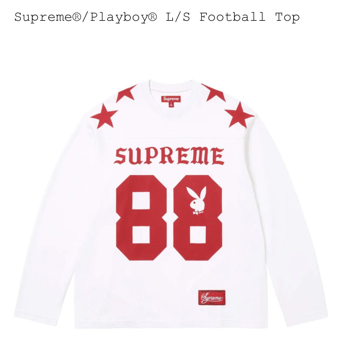 Playboy × Supreme Supreme Playboy L/S Top SS26 Size US S / EU 44-46 / 1 - 6 Thumbnail
